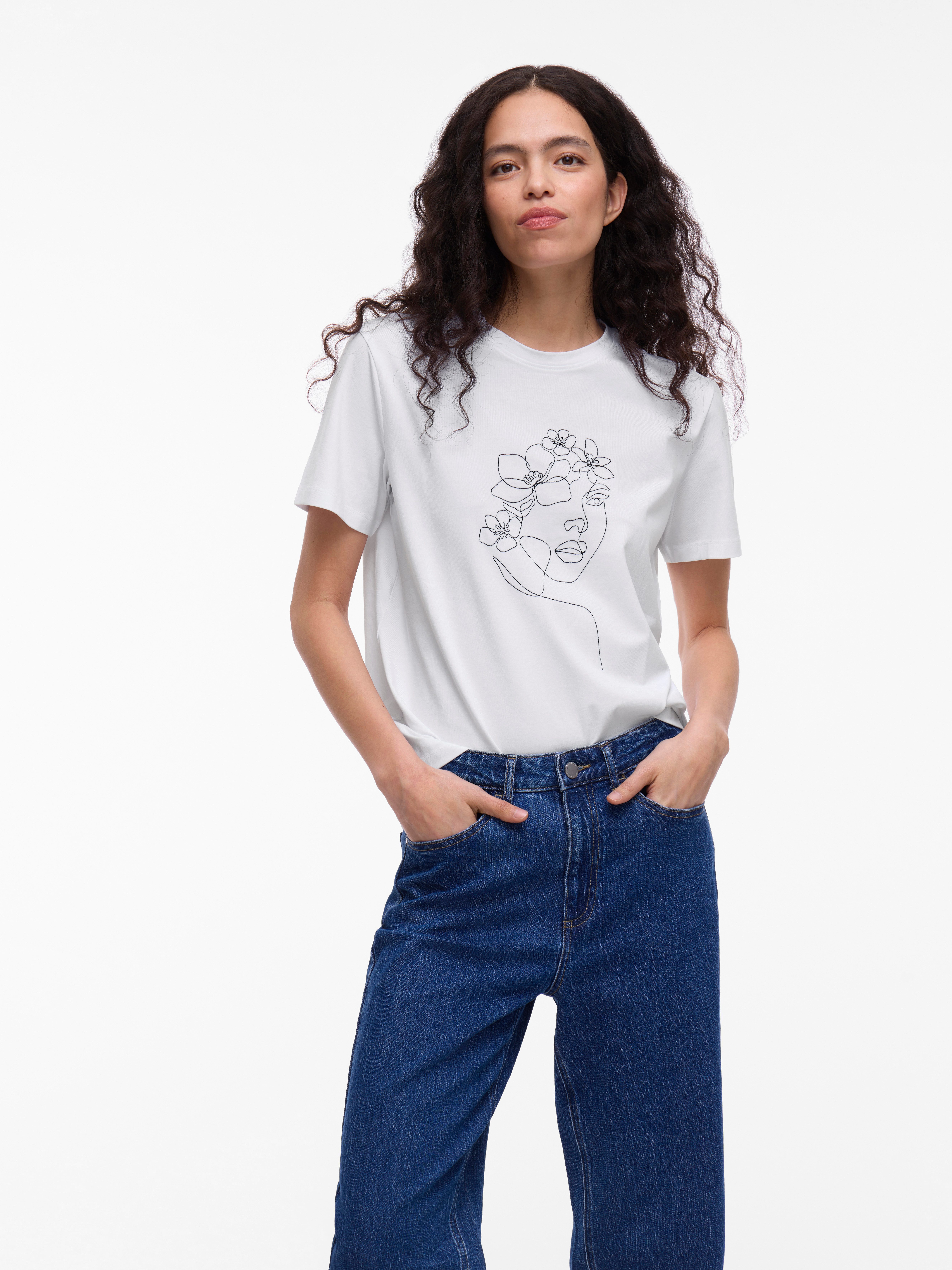 Vila Kurzarmshirt VINORA S/S T-SHIRT - günstig online kaufen