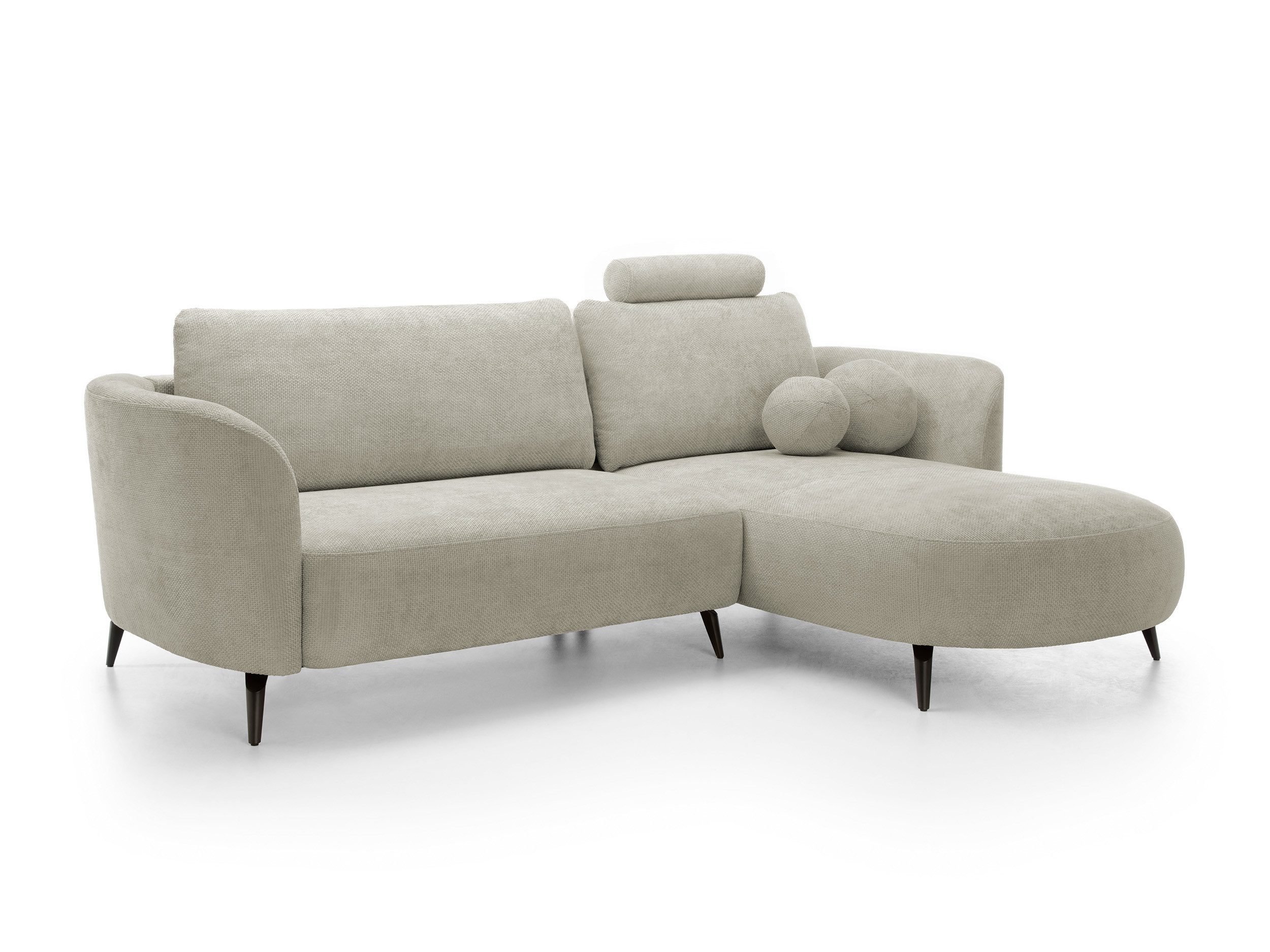 Goldstoff Ecksofa Zenit – L-Form Sofa günstig online kaufen