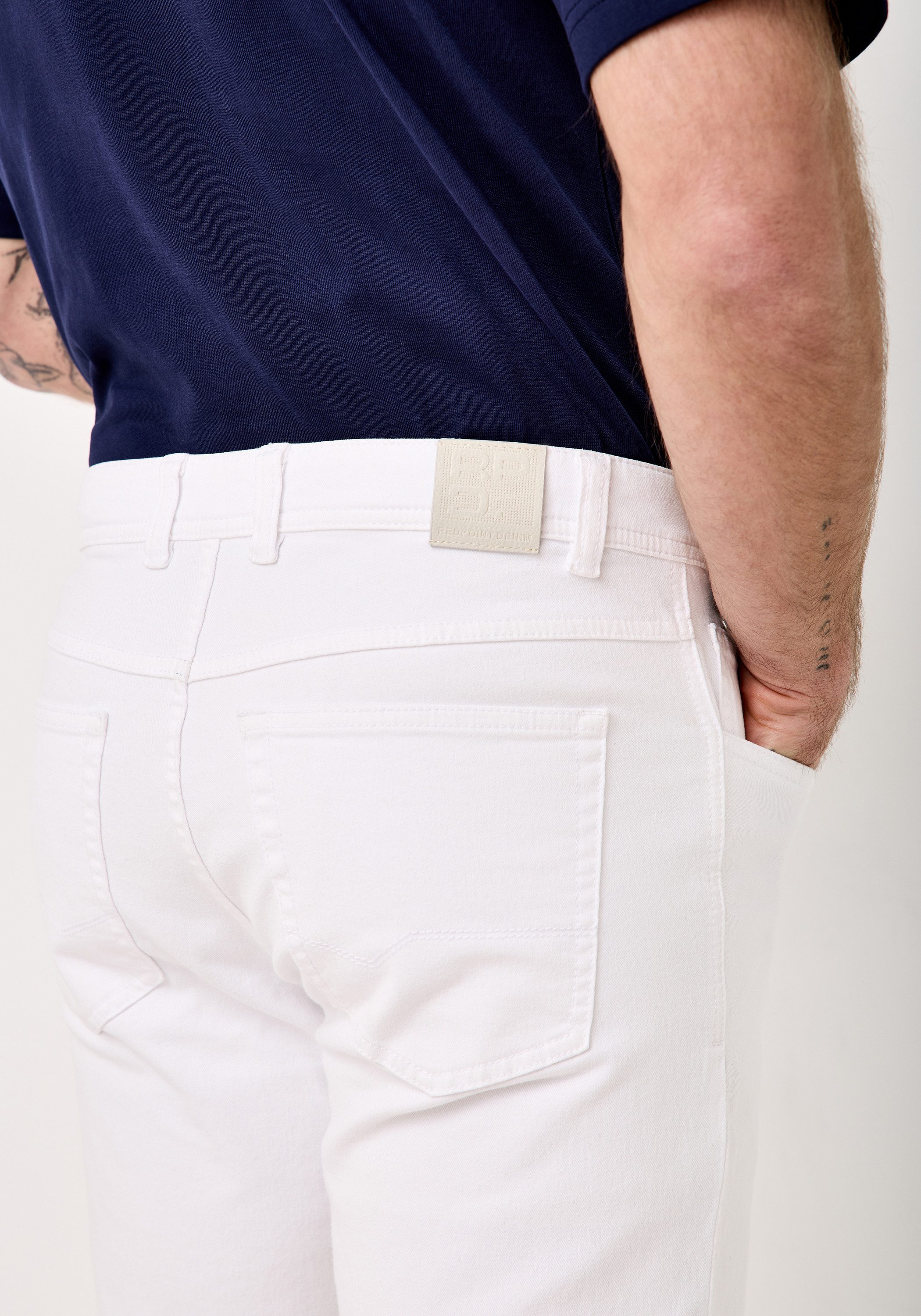 Redpoint Stoffhose TORONTO Regular Jeans mit Elastischen Bund und Stretch
