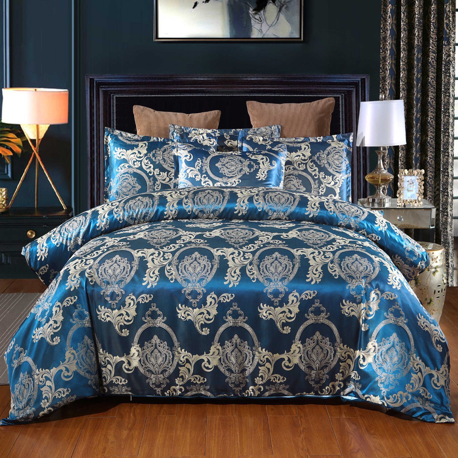 BYSURE Bettwäsche, Polyester, 3 teilig, Satin-Bettbezug, günstig online kaufen