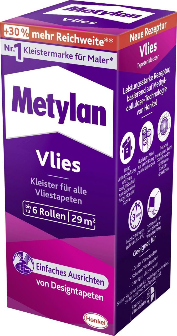Metylan Metylan Paket Kleister Tapetenkleister Vlies 180 g