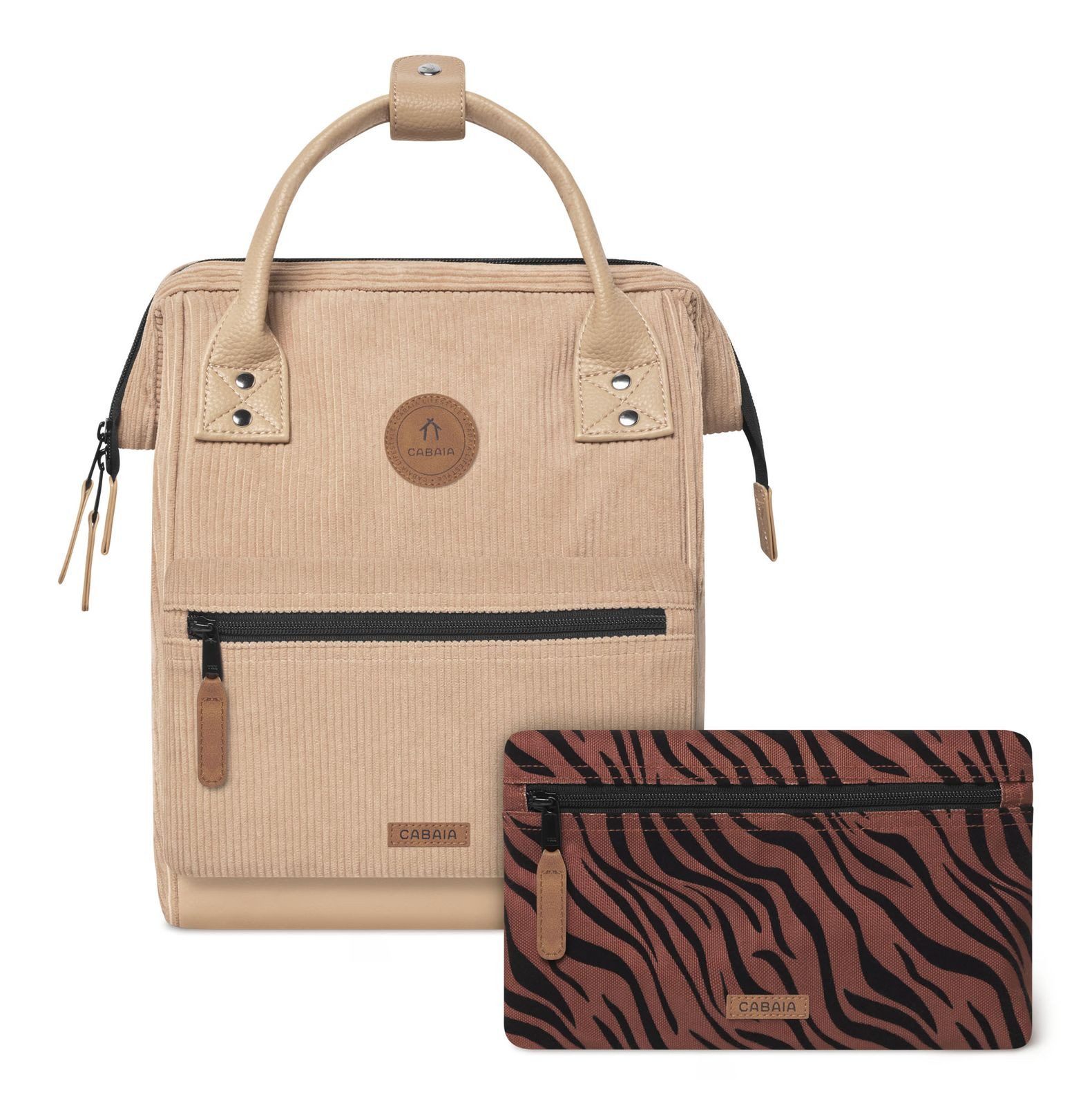 CABAIA Rucksack Recycled Velvet Backpack (Set, 3-tlg) günstig online kaufen