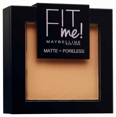 MAYBELLINE NEW YORK Puder FIT ME, matte + poreless