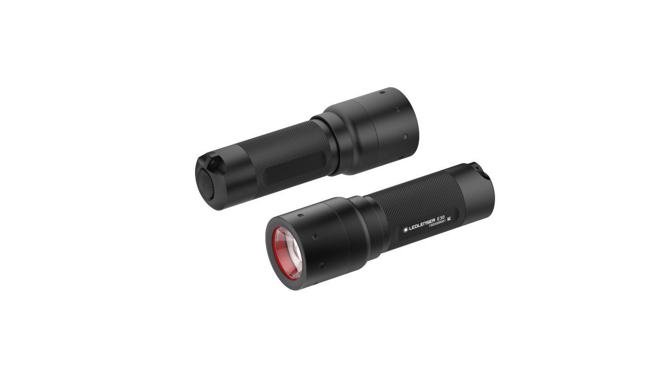 Ledlenser Schreibtischlampe Ledlenser LED Taschenlampe E30 schwarz 220lm, Inkl. Leuchtmittel