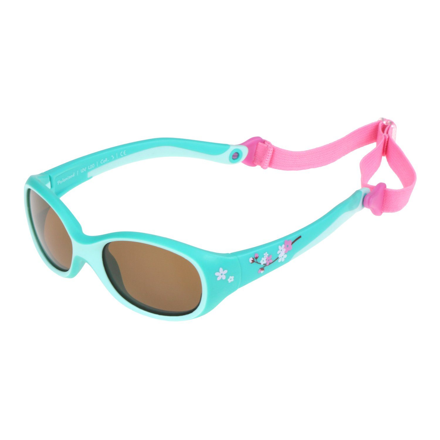 ActiveSol SUNGLASSES Sonnenbrille Kinder Sonnenbrille, Mädchen & Jungen, 2-6 Jahre, unzerstörbar Flexibel & Unzerstörbar Cherry Blossom