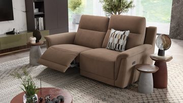 Sofanella 2-Sitzer Sofanella 2-Sitzer MALITO Stoff Stoffsofa Funktionscouch in Creme