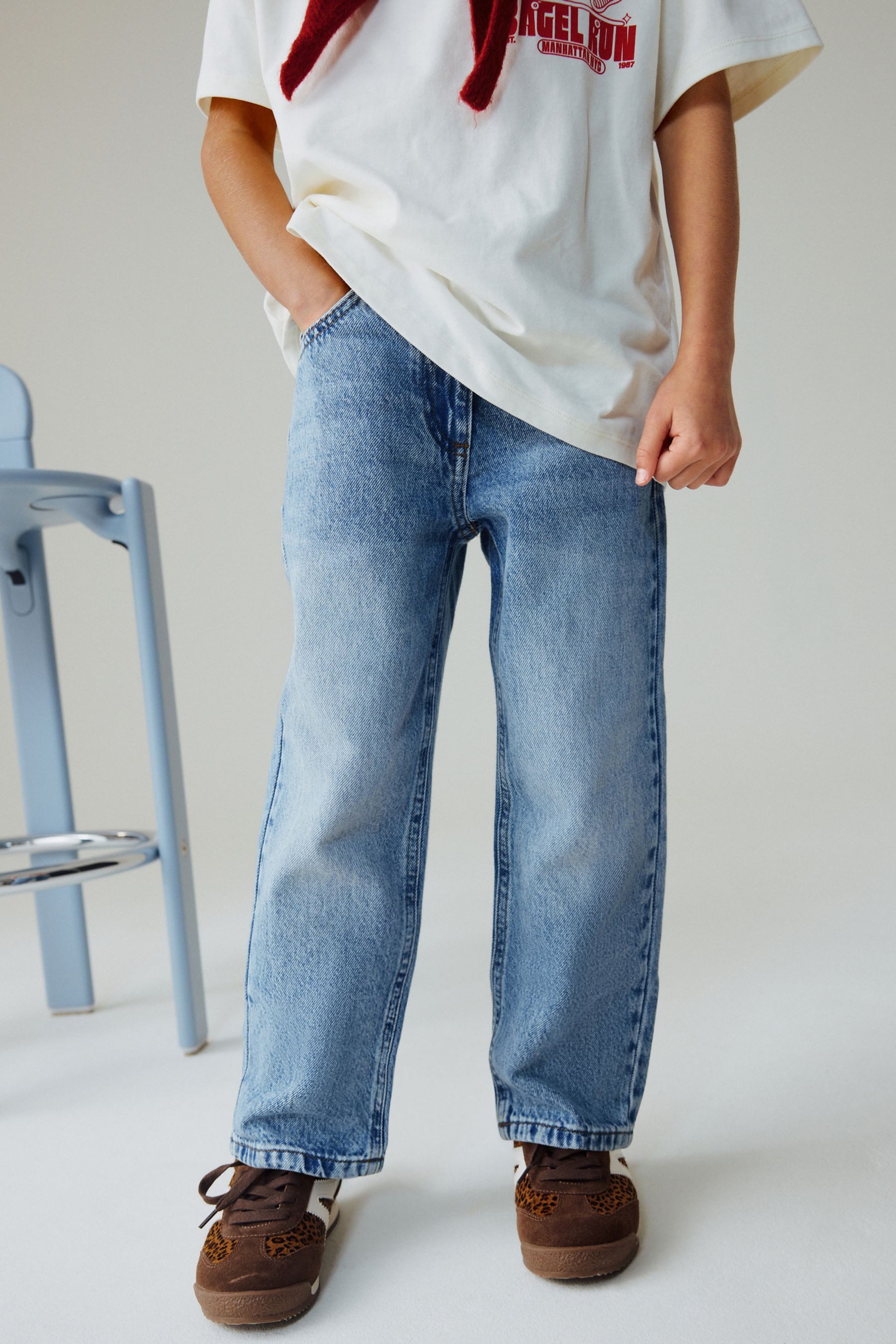 Next Straight-Jeans Jeans mit geradem Beinschnitt, Straight Fit (1-tlg)