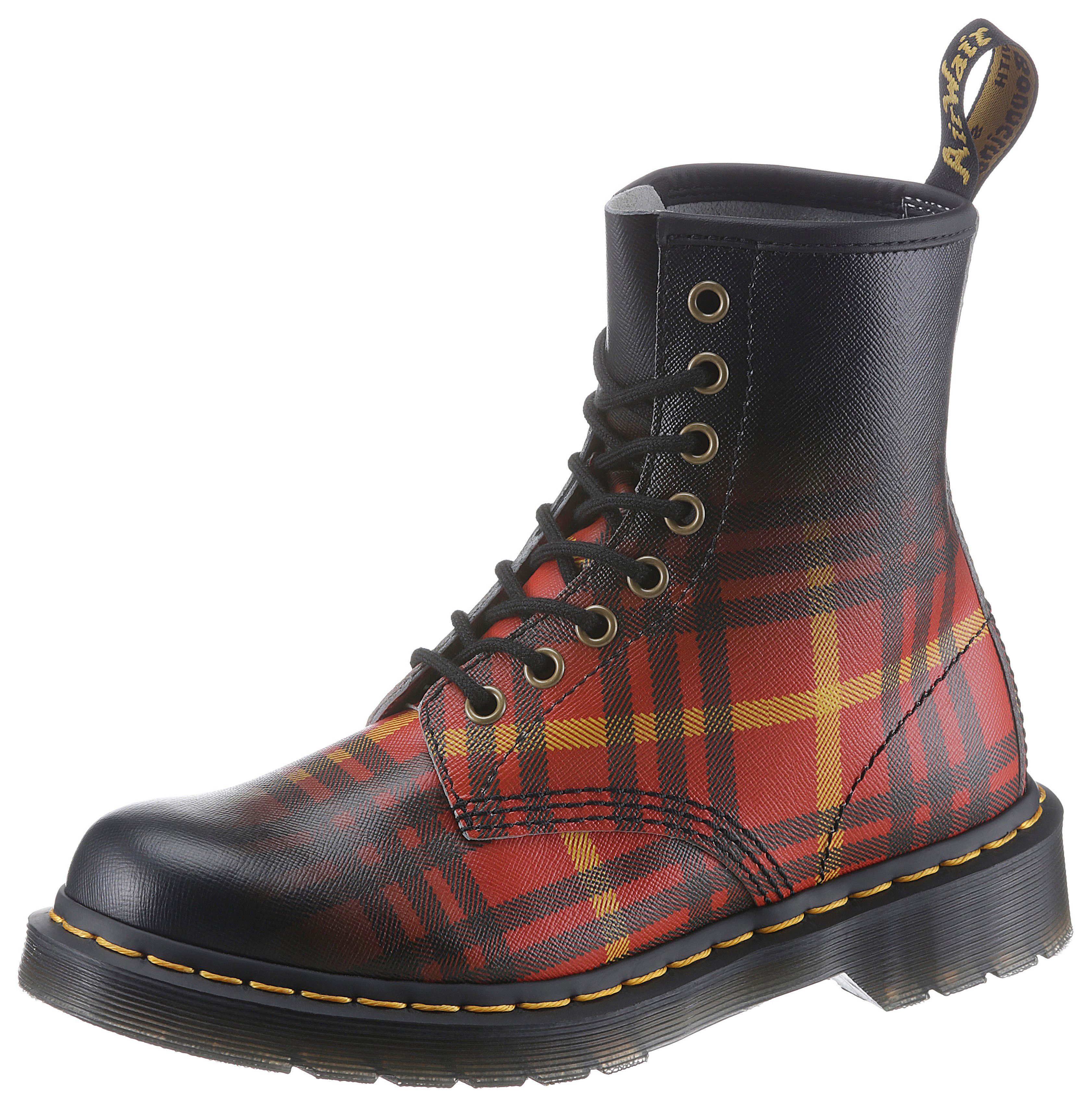 DR. MARTENS »1460 Tartan« Schnürboots mit Karo-Muster online kaufen | OTTO