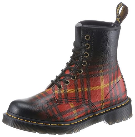 dr martens tartan canvas