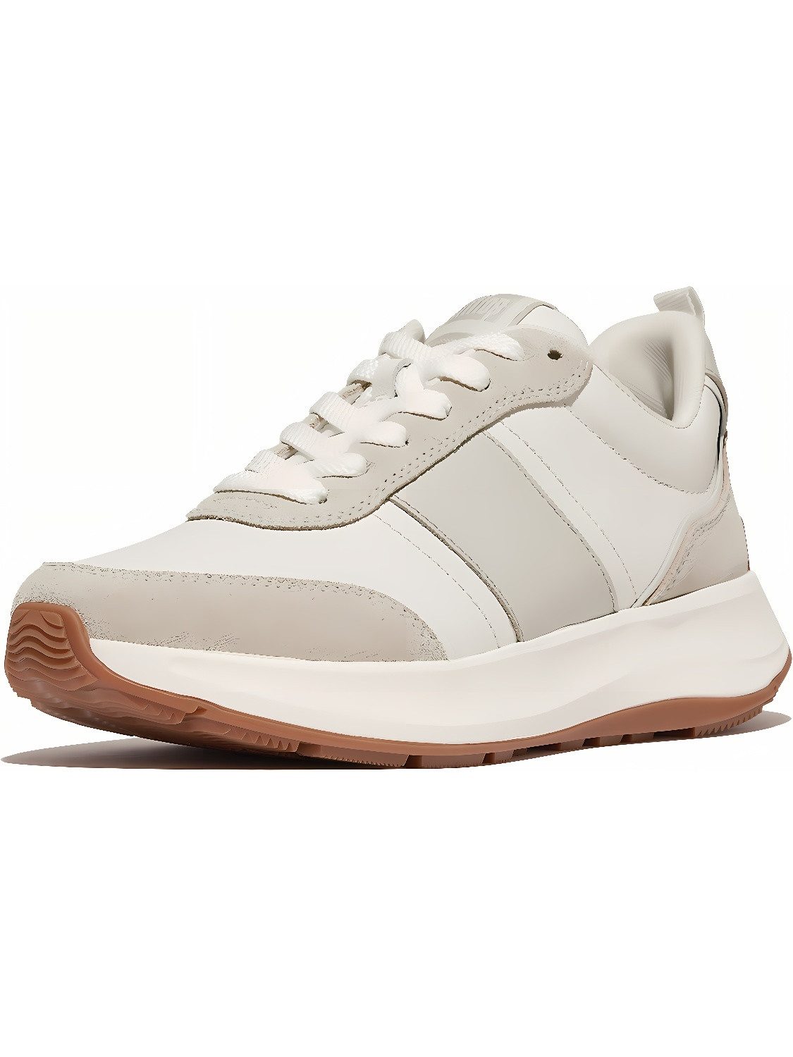 F-Mode Flow Sneaker - Leather & Suede Mix Sneaker