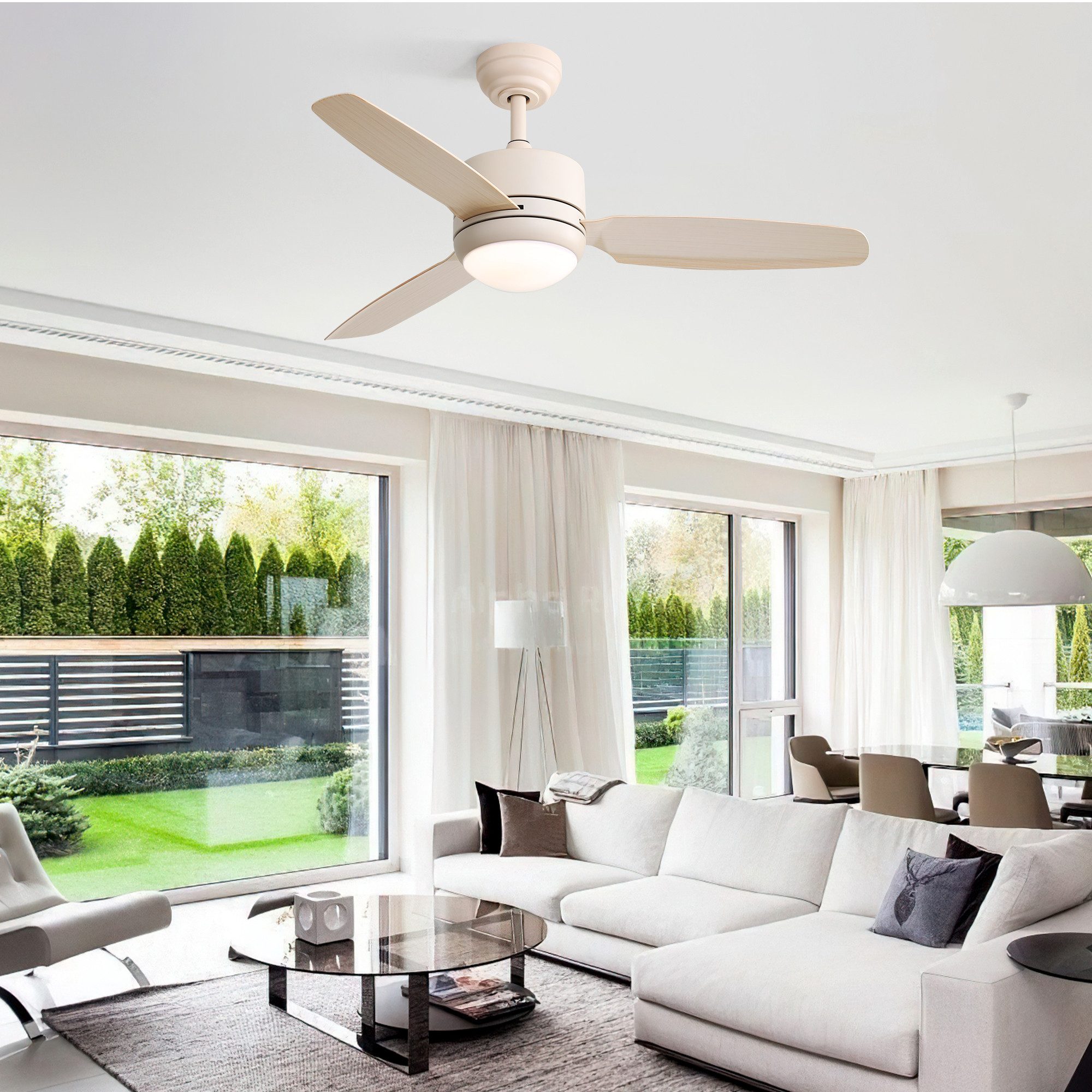 BlingBin Deckenventilator 117cm Deckenventilatoren mit Licht günstig online kaufen