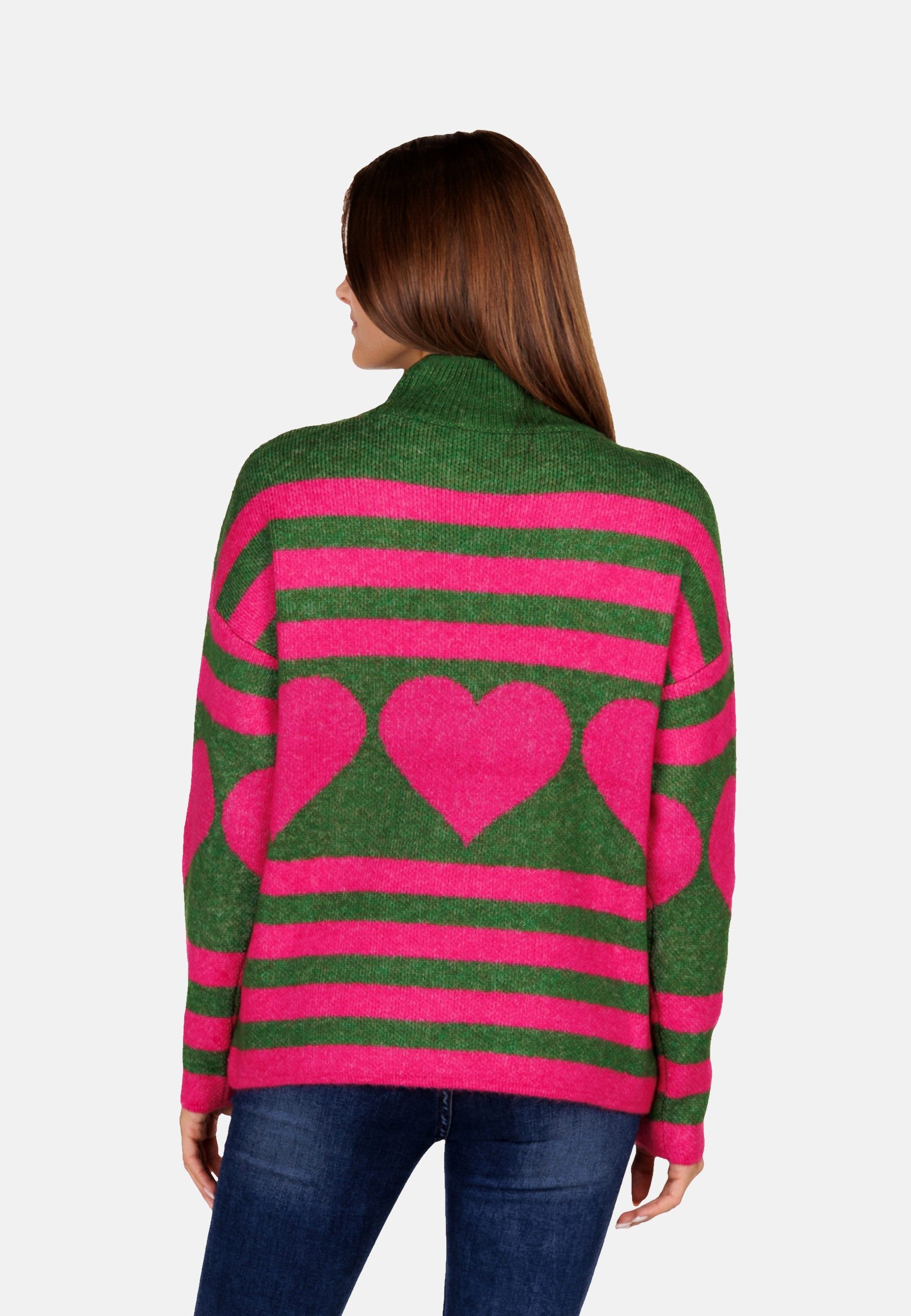 Key Largo Strickpullover Pullover DEAR Strickpullover Steh-Kragen (1-tlg)