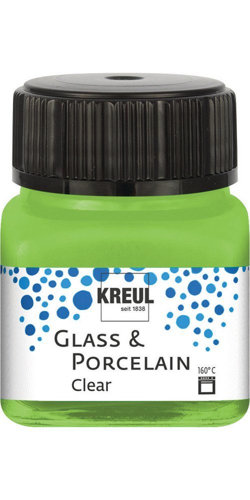 Kreul Bastelfarbe Porzellanmalfarbe Glass & Porcelain Clear glänzend, 20 ml