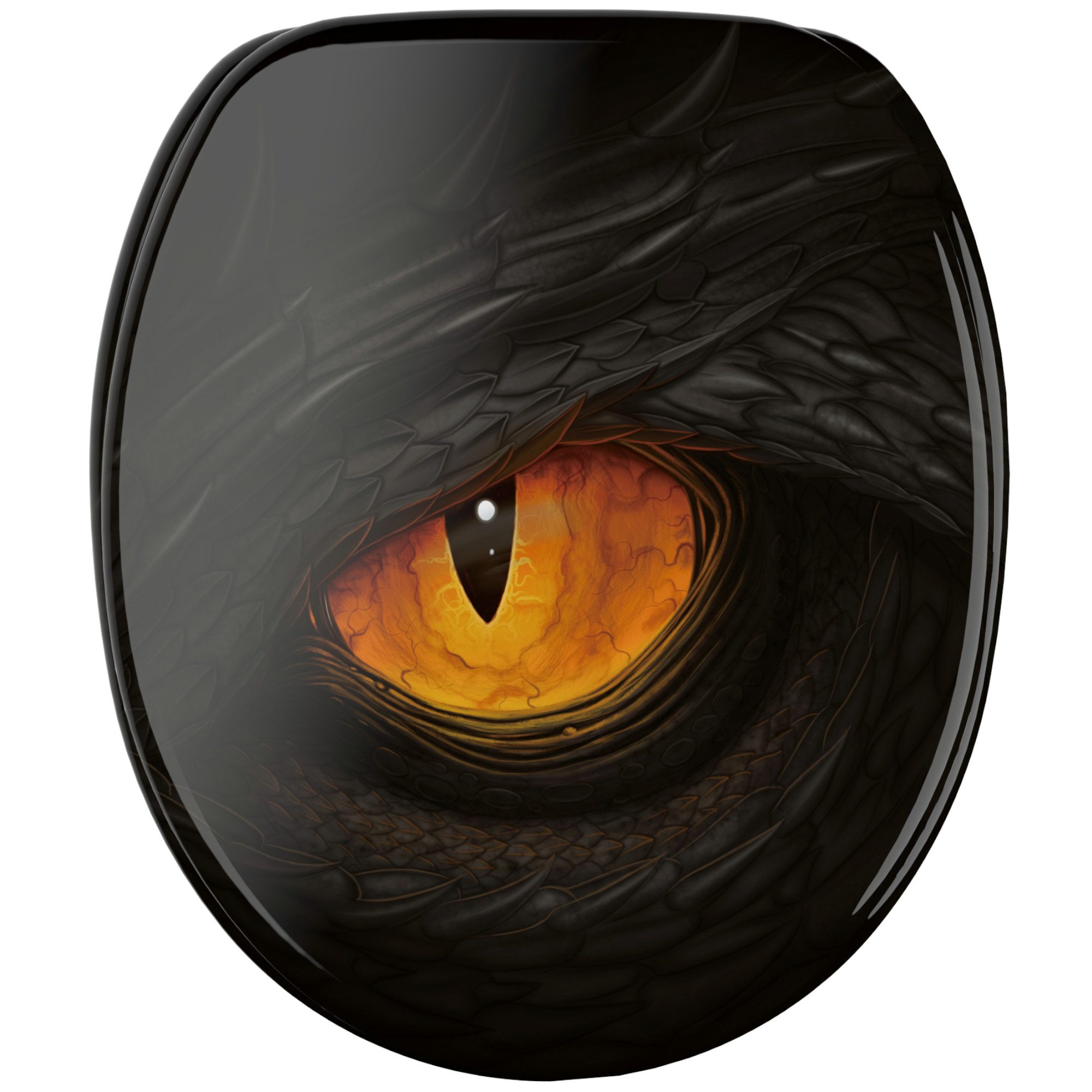 Sanilo WC-Sitz Black Eye, mit Absenkautomatik, günstig online kaufen