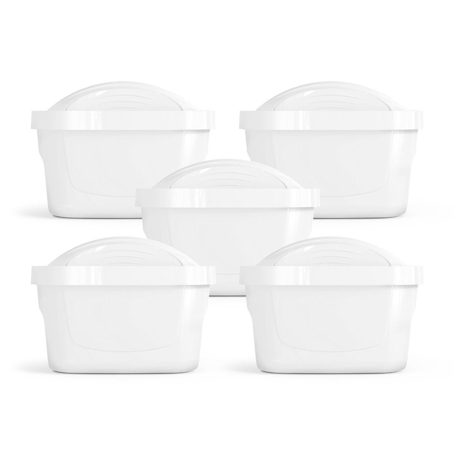 DAFI Wasserfilter D.WF.DAFI.UM.4+1.P Set mit 5 Wasserfiltern, Unimax-Filterkartusche, für bis zu 200 l Wasser