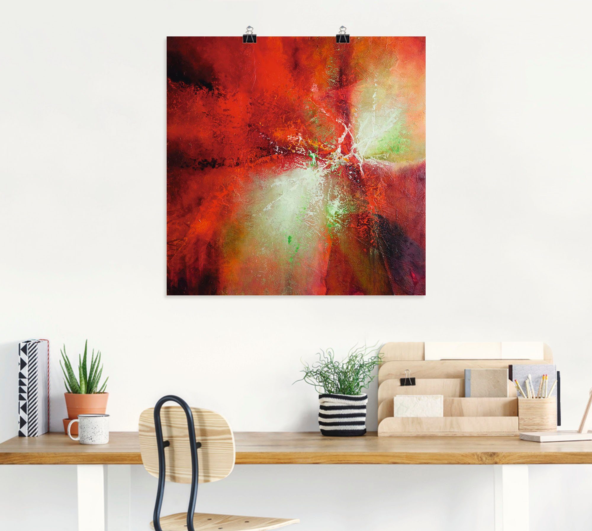 Artland Wandbild Energie, Gegenstandslos (1 St), als Leinwandbild, Poster in verschied. Größen