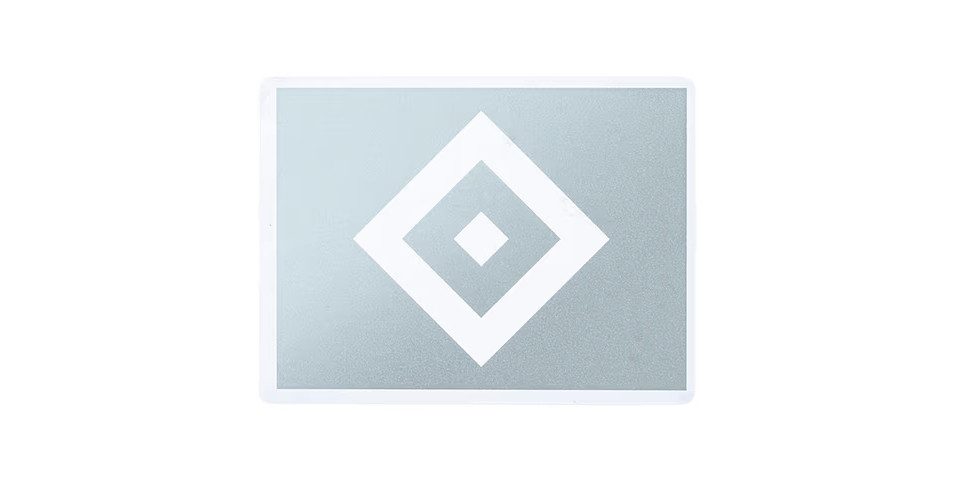 HSV Armband Aufkleber silber