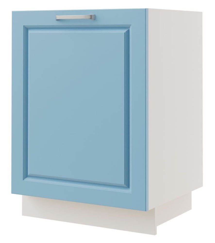 Feldmann-Wohnen Spülenunterschrank Pescara (Pescara, 1-St) 60cm Front- und Korpusfarbe wählbar mit 1 Schublade (Teilauszug)
