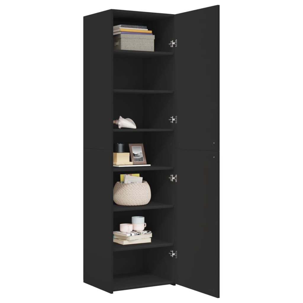 vidaXL Highboard Highboard Schwarz 50x42,5x185 cm günstig online kaufen