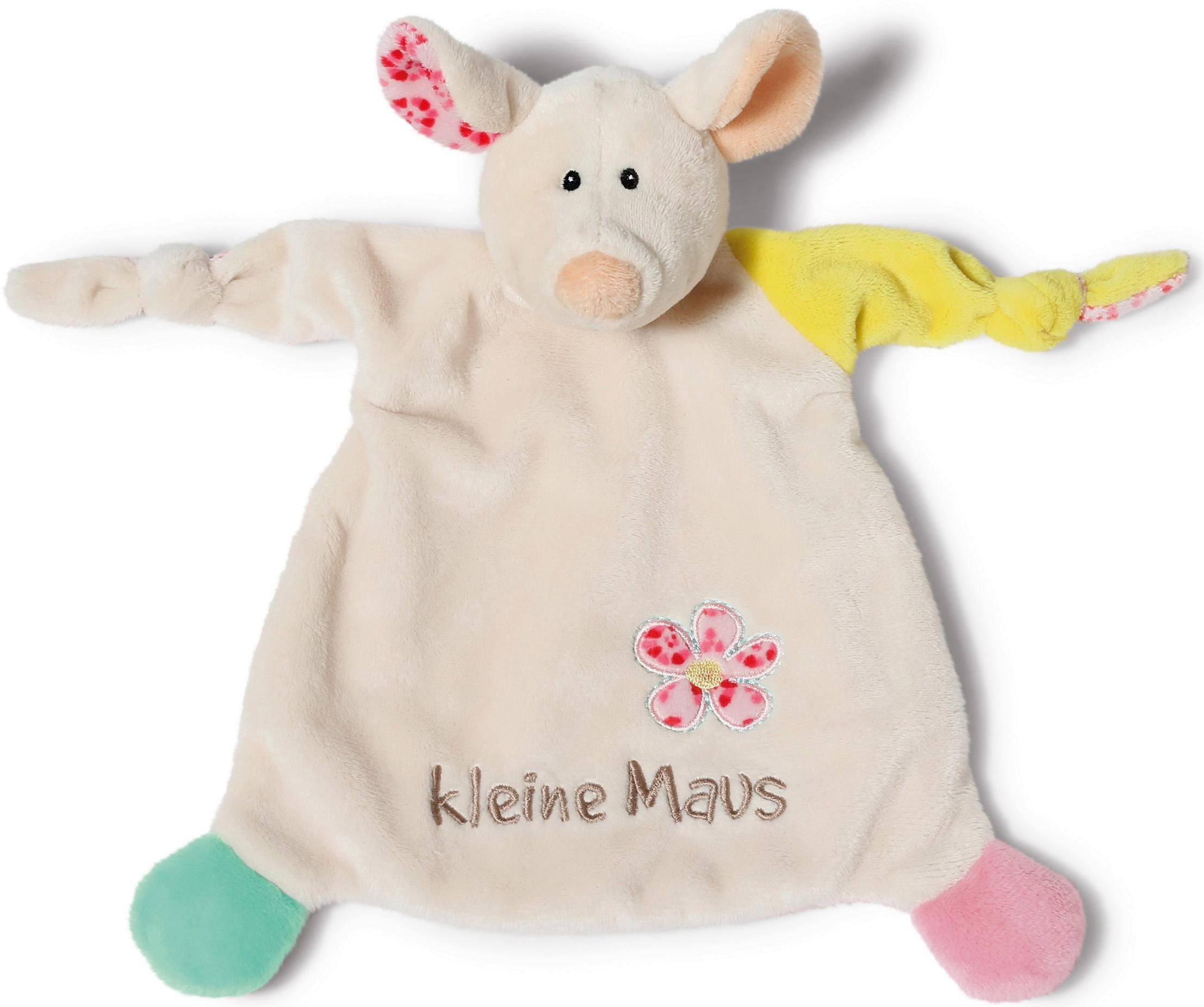 Nici Schmusetuch My First NICI Kollektion, Maus Mincy, kleine Maus, mit aufgestickten Augen