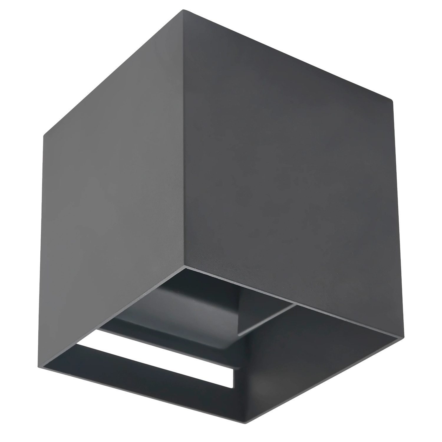 LED line LITE LED Außen-Wandleuchte CUBE G9 mit 3 Jahren Herstellergarantie, ohne Leuchtmittel, Einstellbarer Up-Down Lichtaustritt für Außenwände