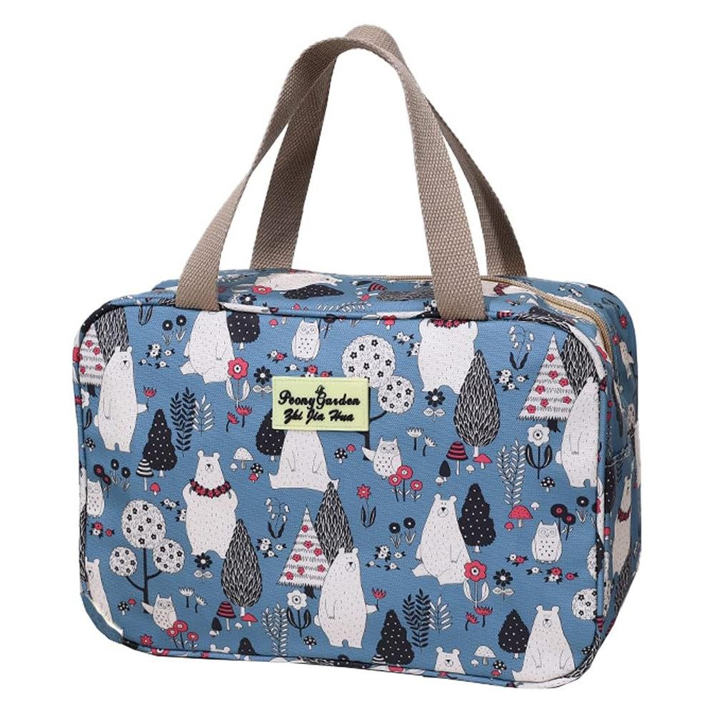 Coonoor Kulturbeutel Volle Розмір Reise Kosmetiktasche Make-up Taschen Organizer, Groß Waschtasche Make up Tasche mit Griff für Zubehör