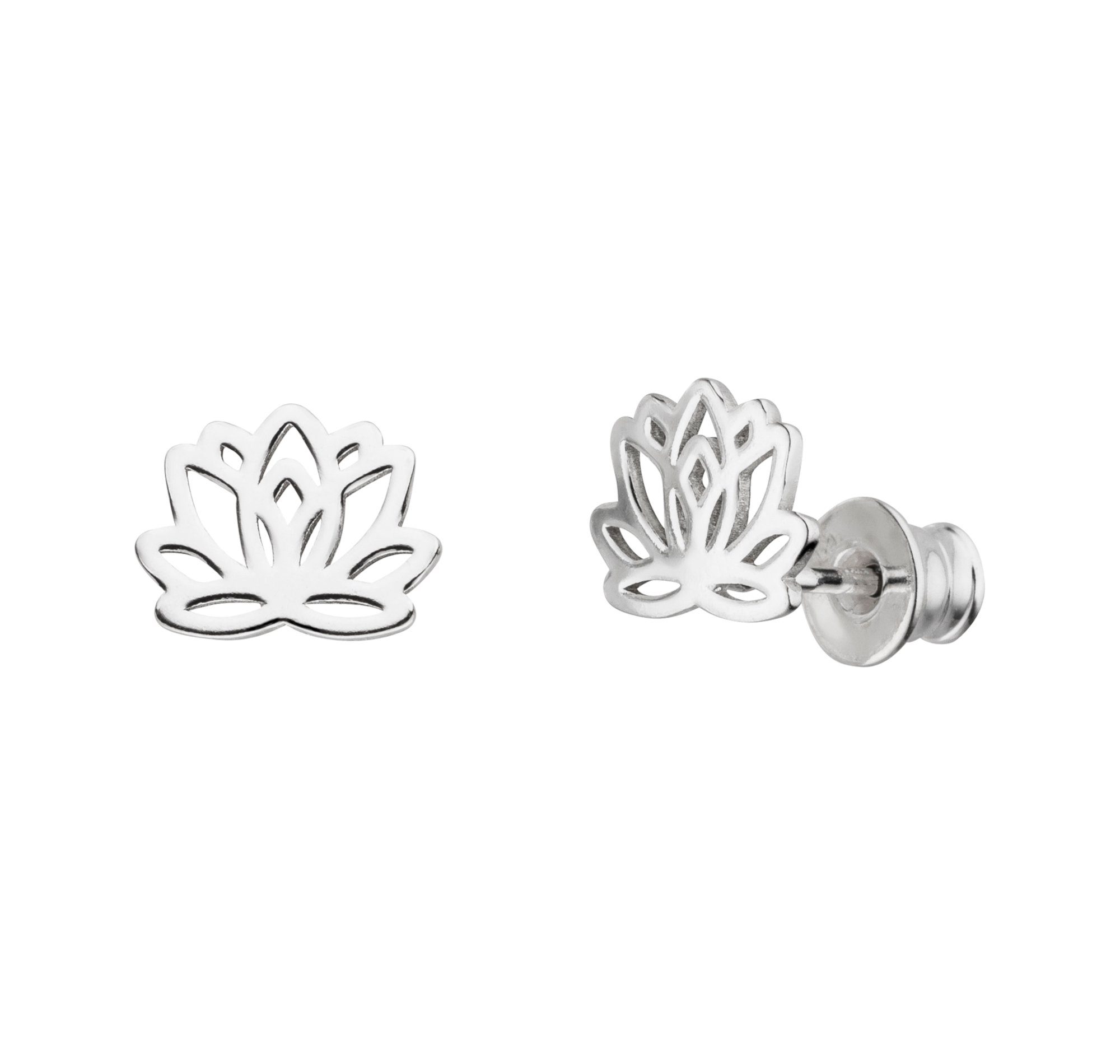SCHOSCHON Paar Ohrstecker Lotus Ohrstecker - Lotusblume Seerose
