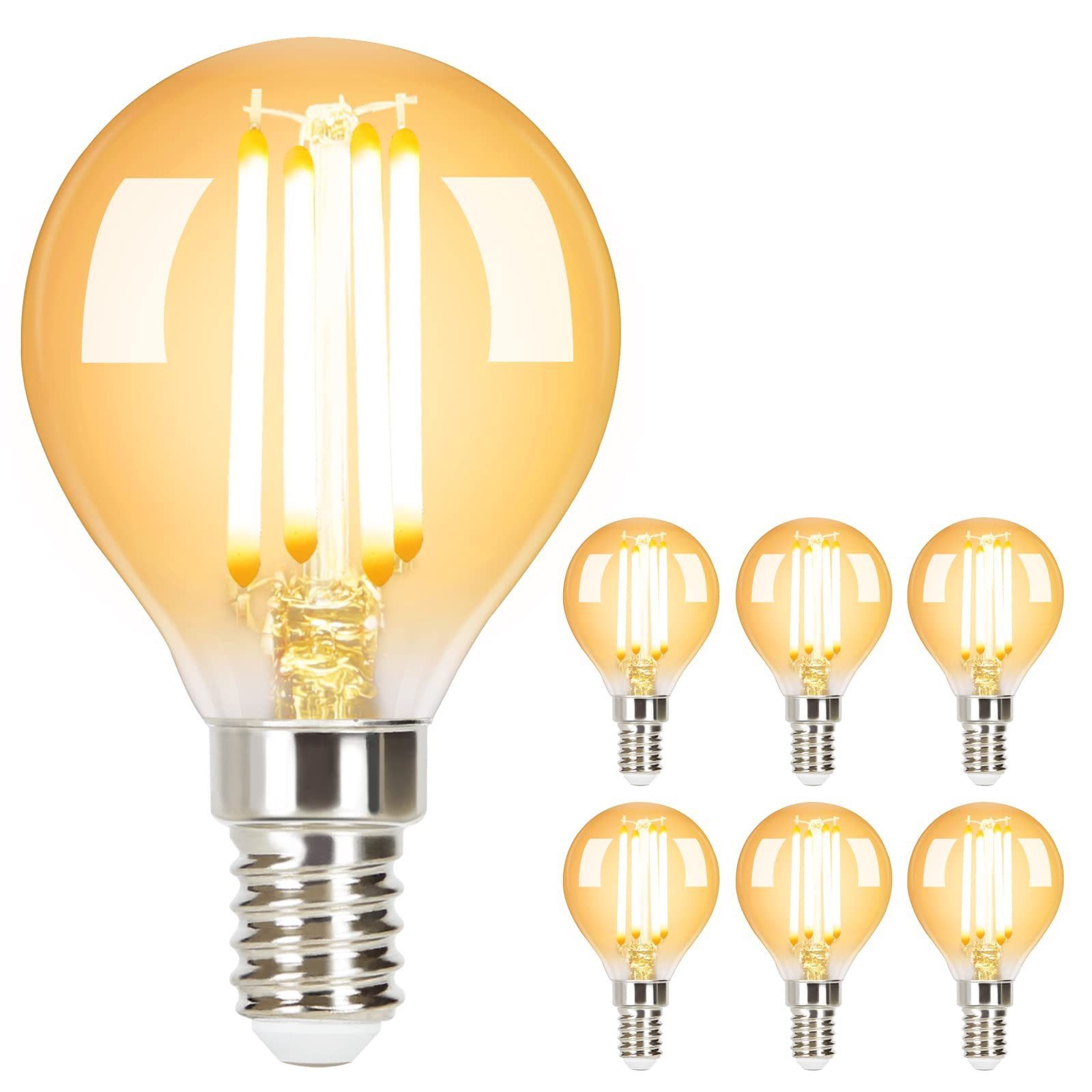 Nettlife LED-Leuchtmittel E14 6ER Vintage 4W günstig online kaufen