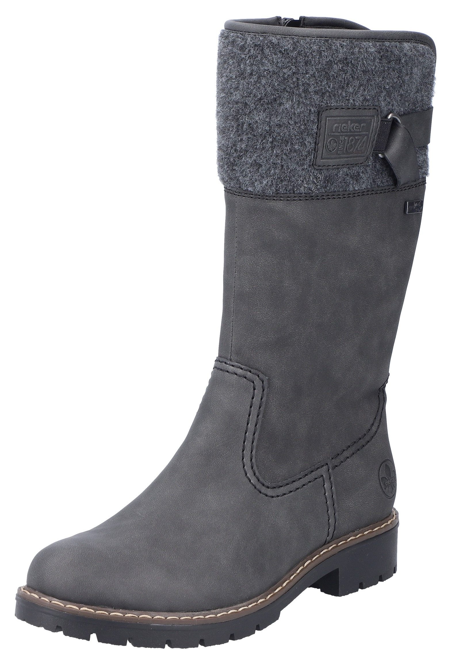 Rieker Winterstiefel, Boots, Blockabsatz, mit wasserabweisender günstig online kaufen