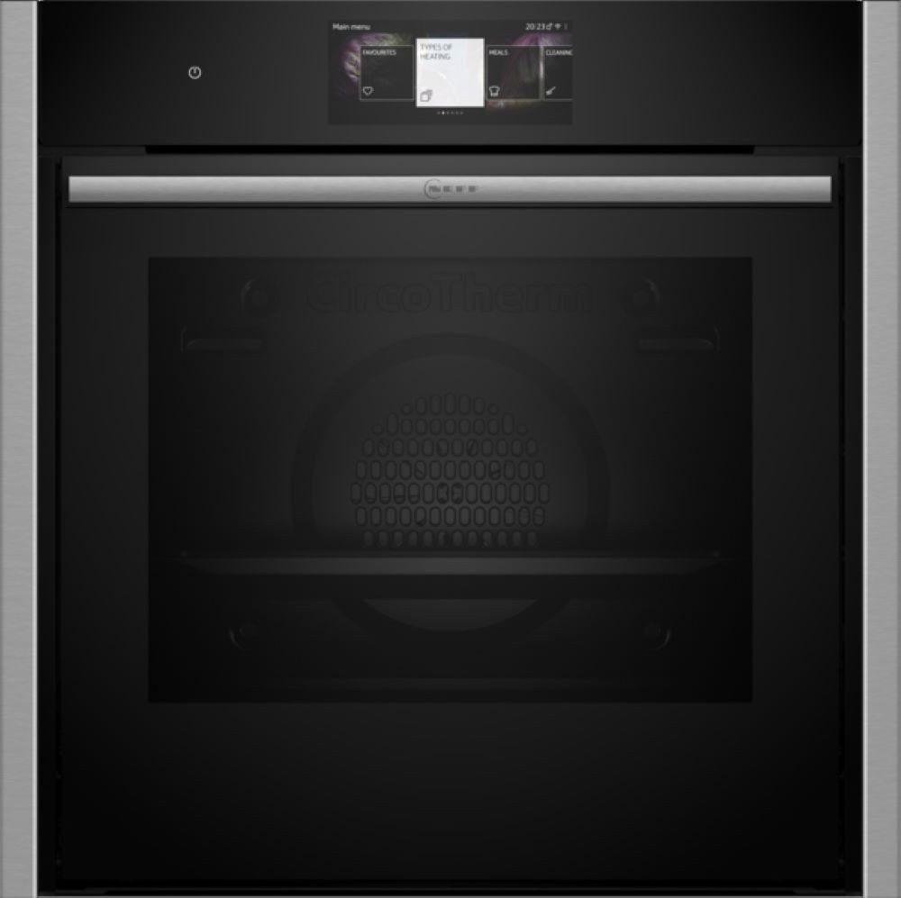 NEFF Backofen N 90 B64CT73N0 Einbau-Backofen Edelstahl, EEK: A+, mit Teleskopauszug nachrüstbar, Pyrolyse-Selbstreinigung