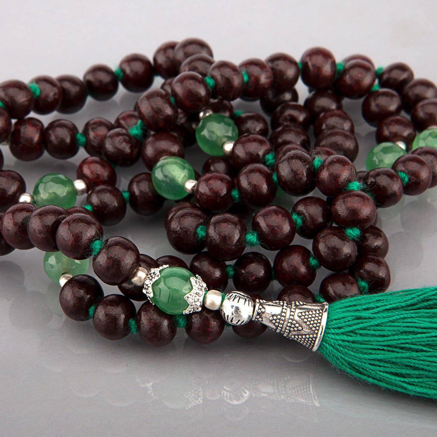 bodhi Perlenarmband Mala mit Rosenholz und günstig online kaufen