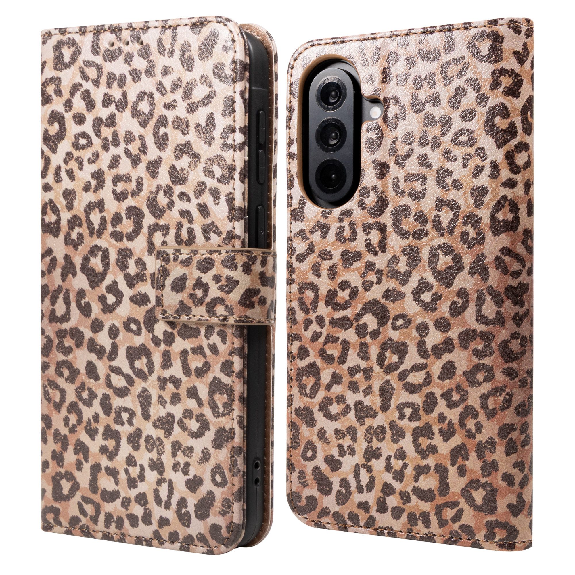 imoshion Flip Case imoshion Design Klapphülle Samsung Galaxy A57 (5G) - Leopard Mood