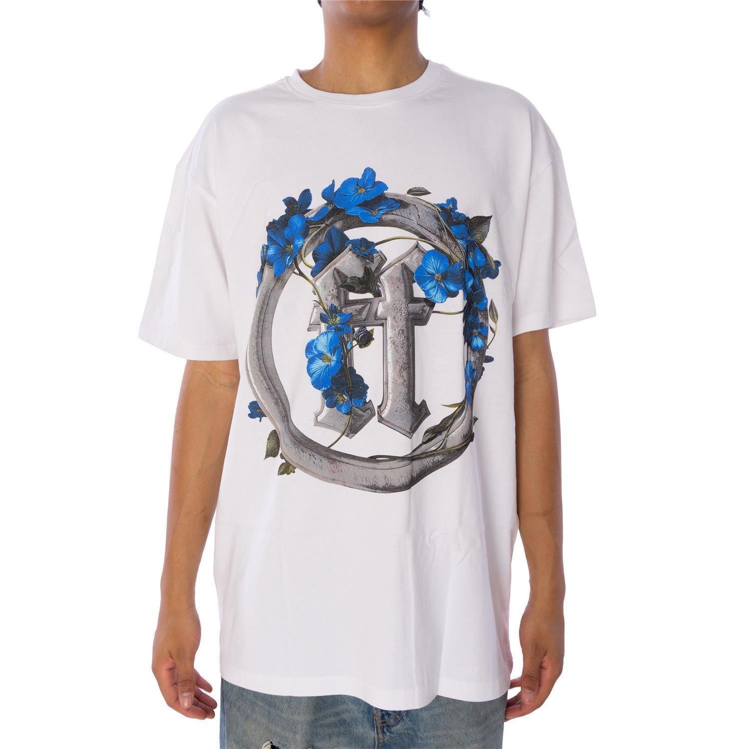 Forgotten Faces T-Shirt T-Shirt Forgotten Faces Faded Flowers (1-tlg) Übergroße Passform