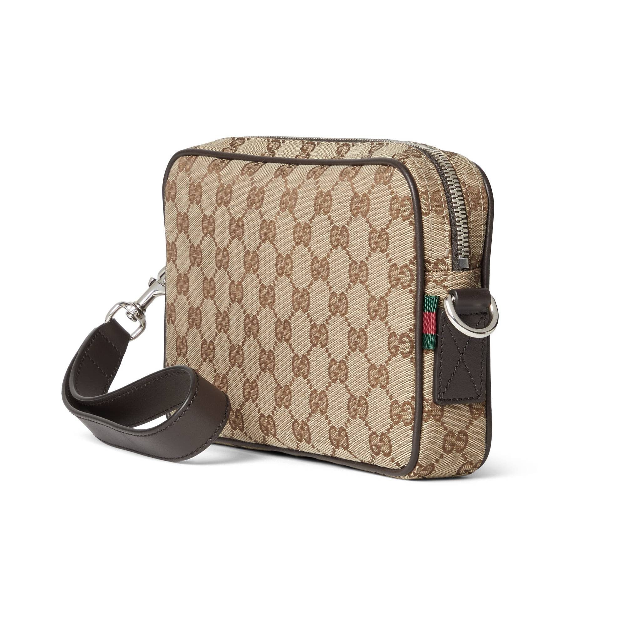 GUCCI Umhängetasche GG Canvas Kleine Crossbody Tasche