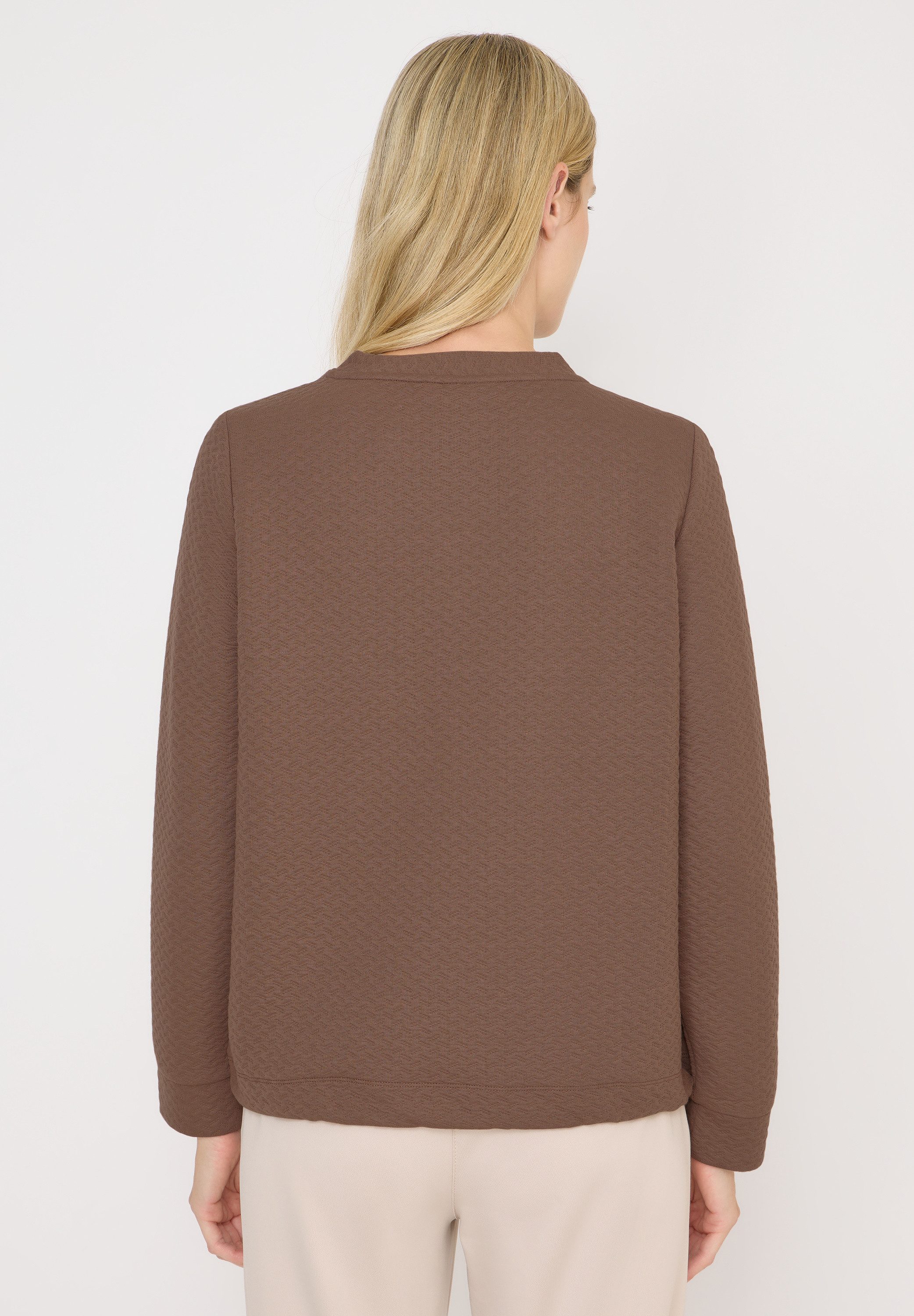 CECIL Sweatshirt mit Tunnelzug am Saum günstig online kaufen