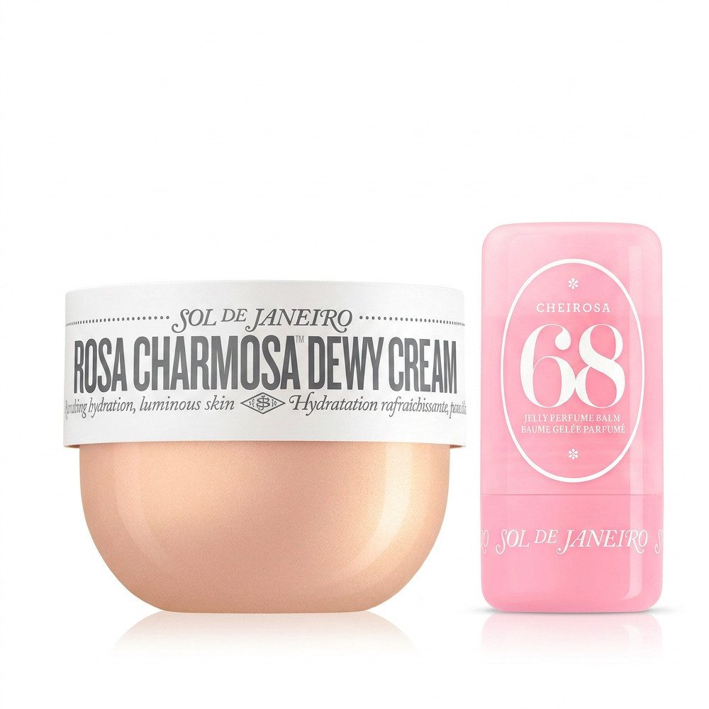 Sol de Janeiro Körpercreme Sol de Janeiro Rosa Charmosa Cream und Cheirosa 68 Jelly Duo, Pflege und Duft in einem abgestimmten Duo