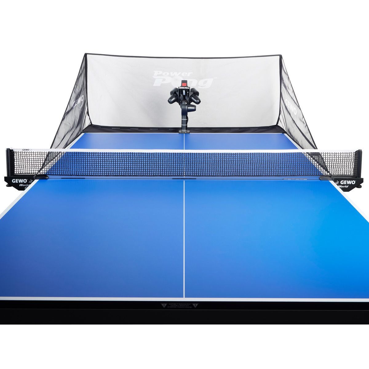 Gewo Tischtennis-Ballmaschine Ballmaschine Omega Nexxt, Tischtennis Roboter, 169 Spineinstellungen, Tischtennis Automat
