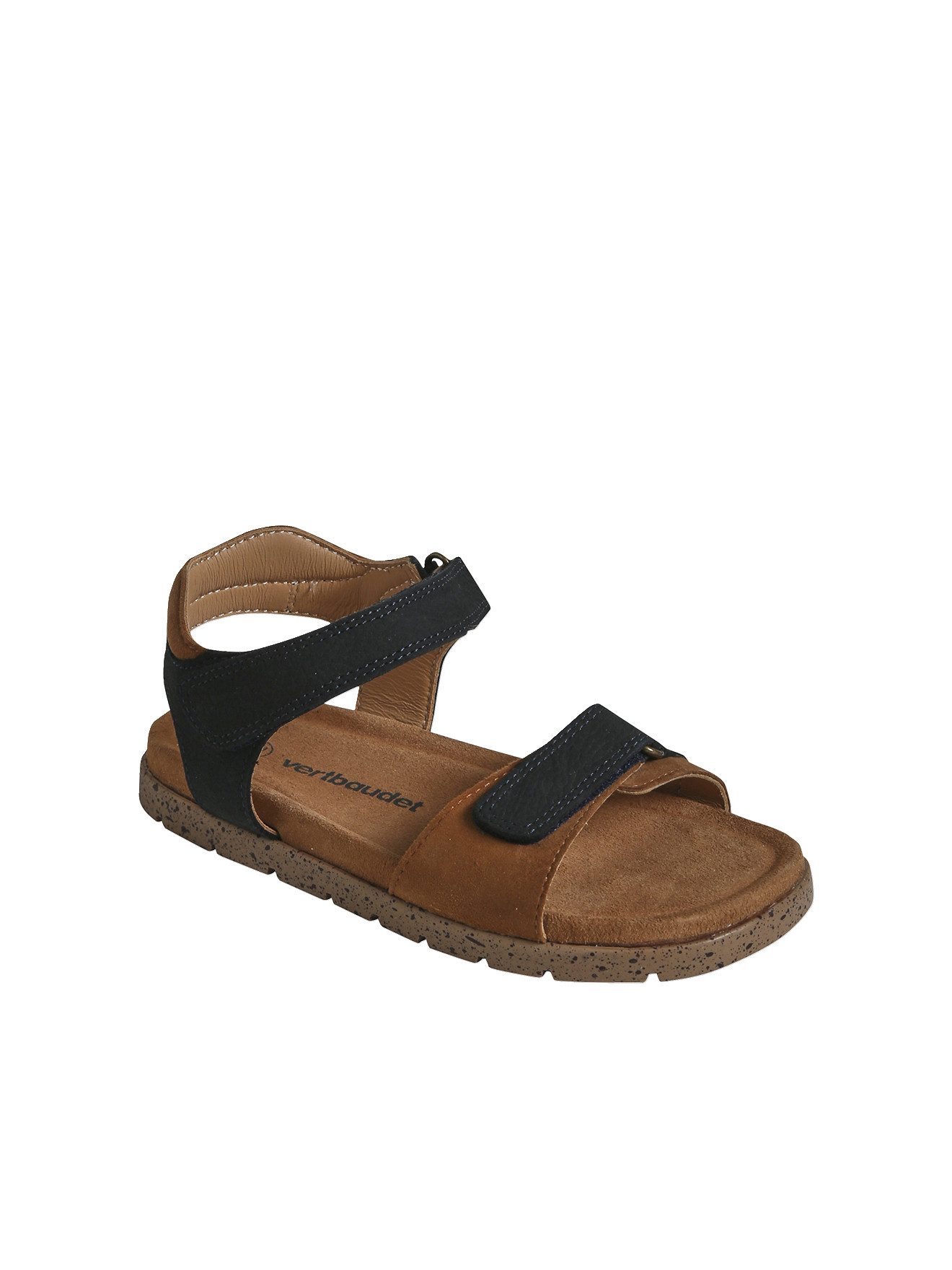 vertbaudet Kinder Leder-Sandalen mit Klettriemchen Sandale