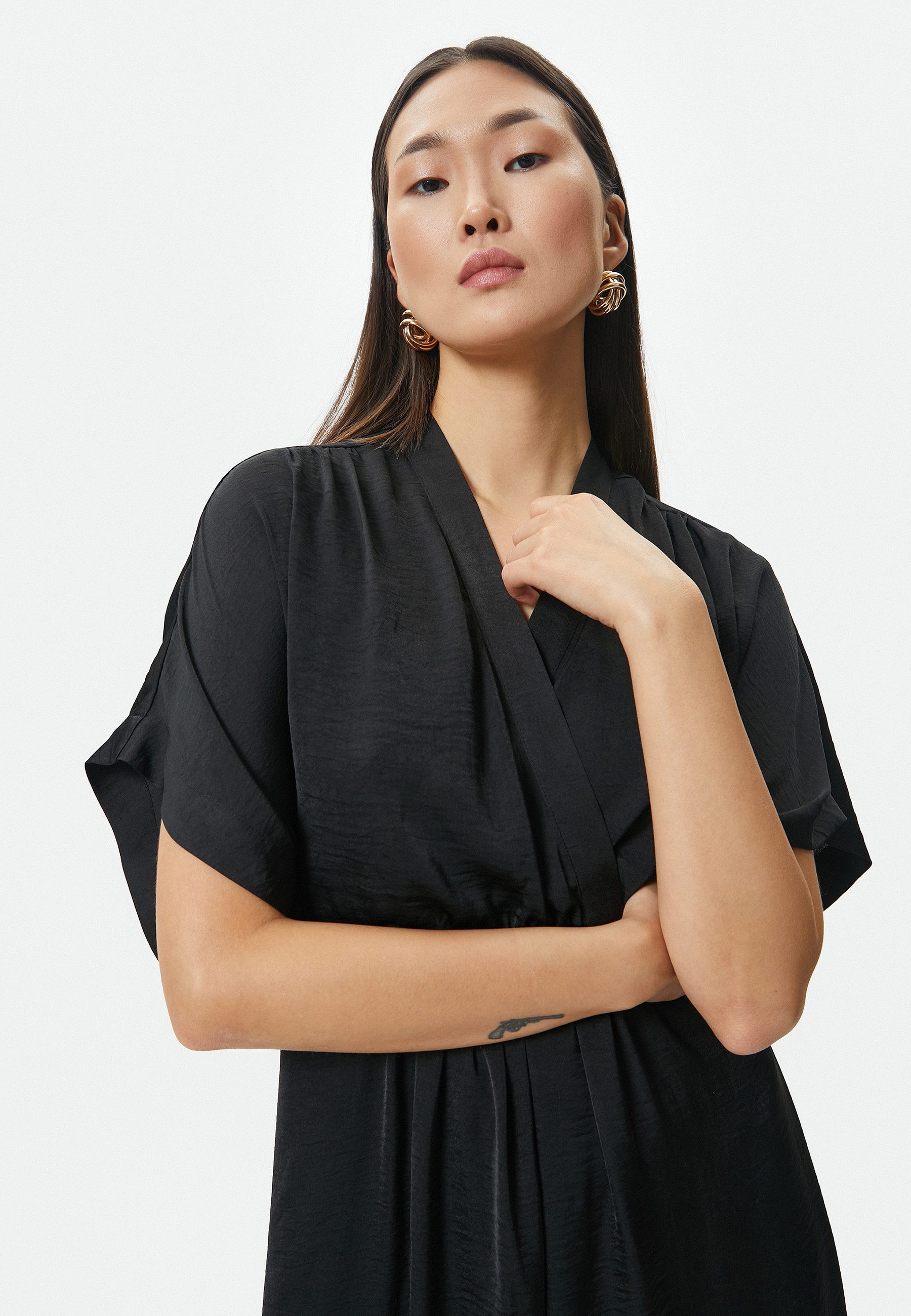 Midikleid Midi Länge Fit & Flare Kleid