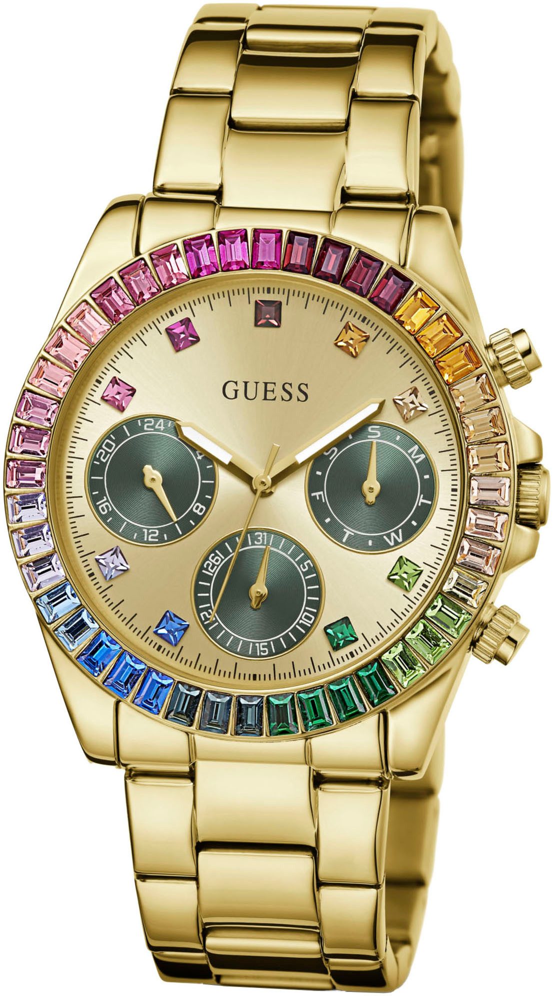 Guess Multifunktionsuhr HALO GW0690L4, Quarzuhr, Armbanduhr, günstig online kaufen