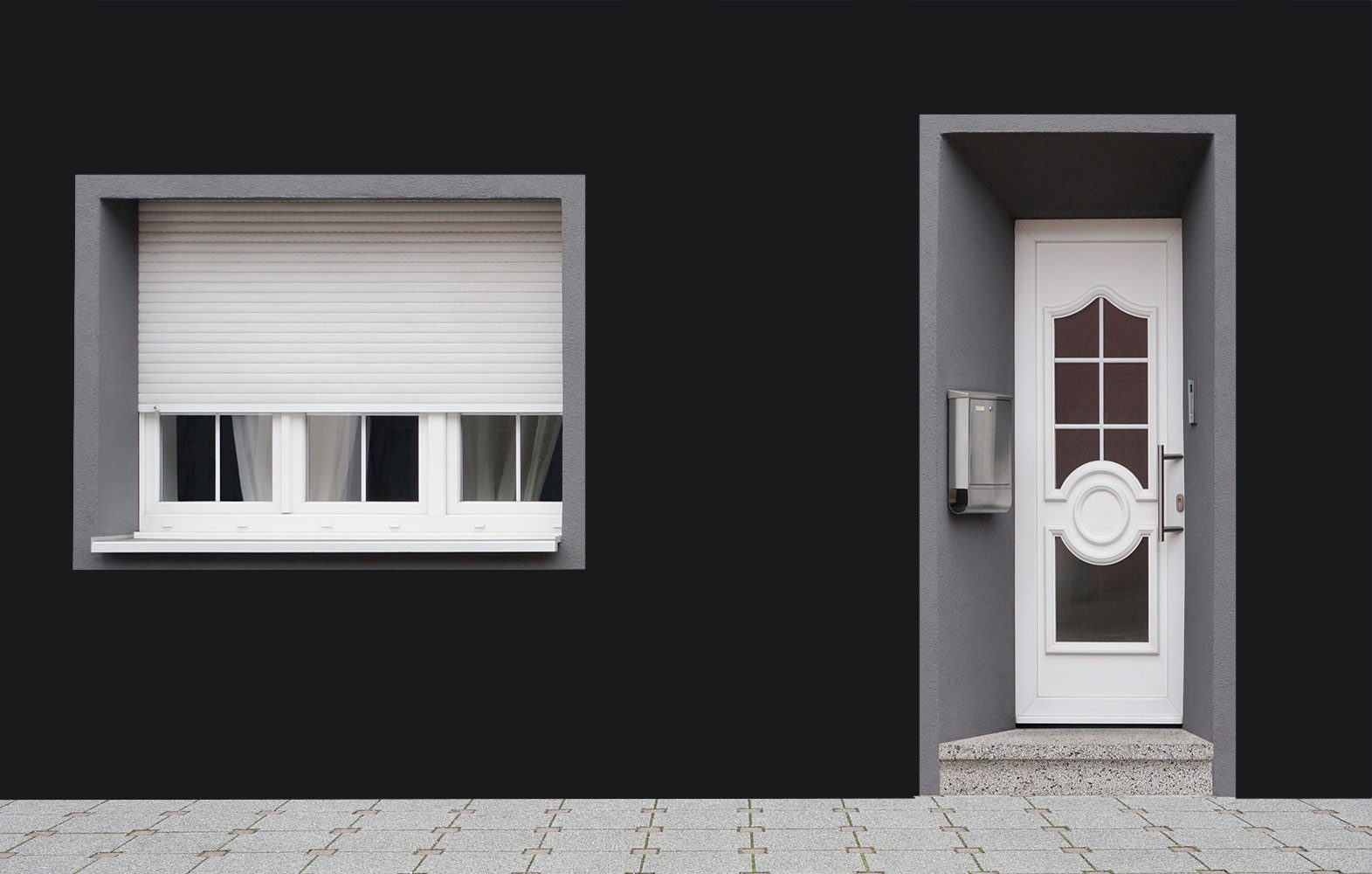 RyFo Colors Fassadenfarbe Silikonharz Fassadenfarbe Grautöne, 1 L ca. 6 m², Wasserabweisend, diffusionsfähig, schützt vor Schmutz, UV-beständig