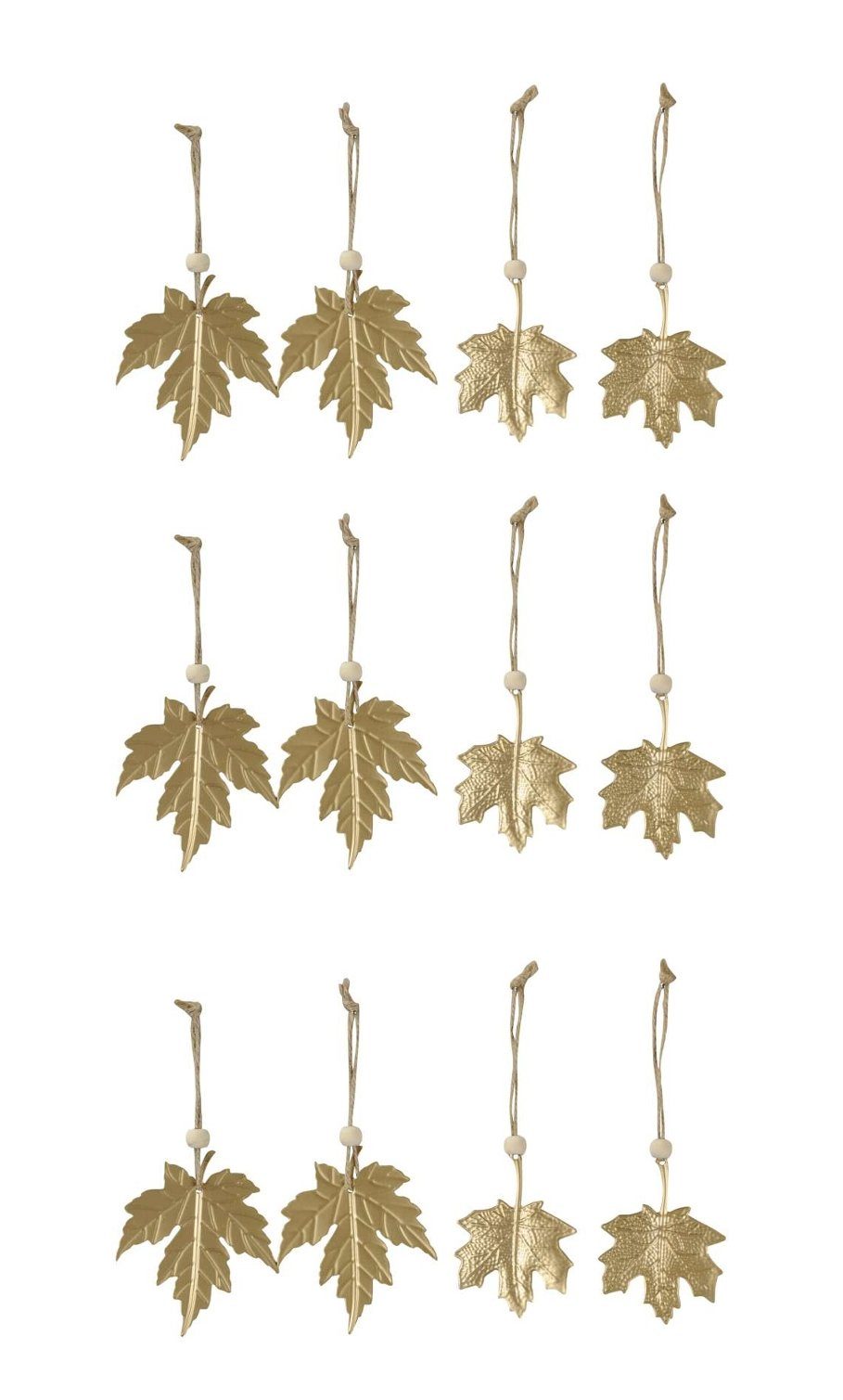 Set (Fensteranhänger Metall Dekohänger Herbstblätter @tec modern), 12er Herbstdeko Blatt Hängedeko Frühling GOLD, Herbstanhänger Dekohänger Deko Anhänger 12er Blätter Fensteranhänger Fensterhänger SET Hängedekoration Fensterdeko Hängedeko Herbsthänger Herbst Anhänger Dekoration