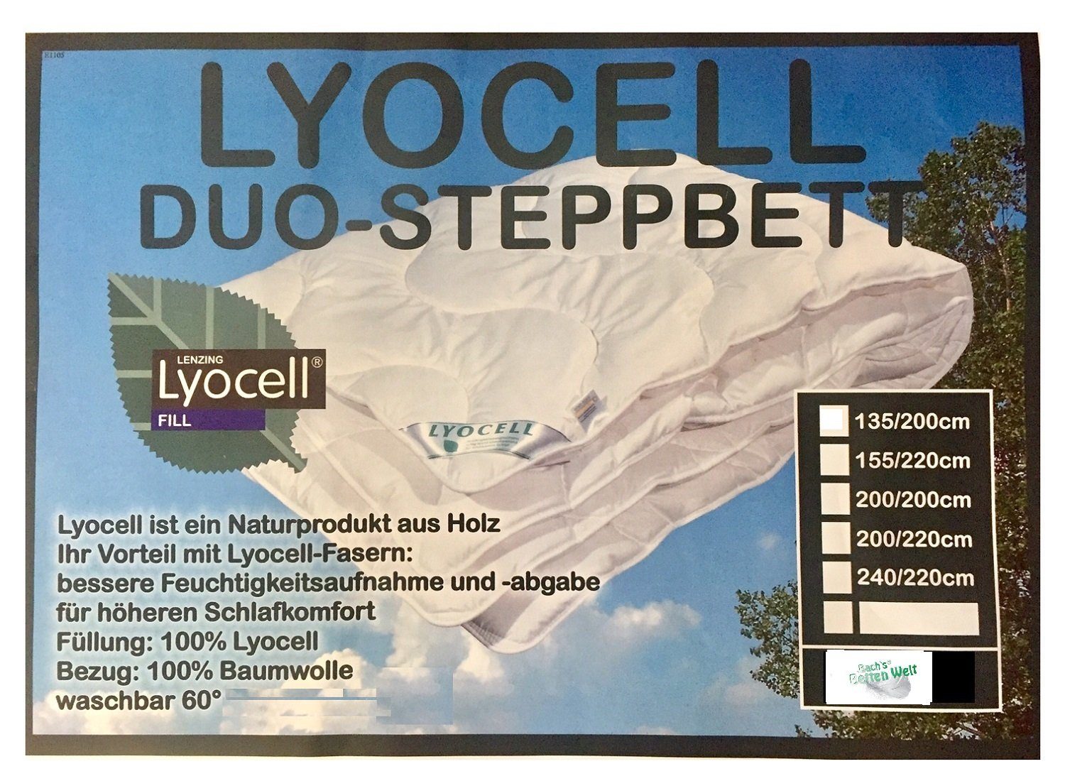 Betten Traumland Naturfaserbettdecke Ganzjahresdecke Lyocell Tencel günstig online kaufen
