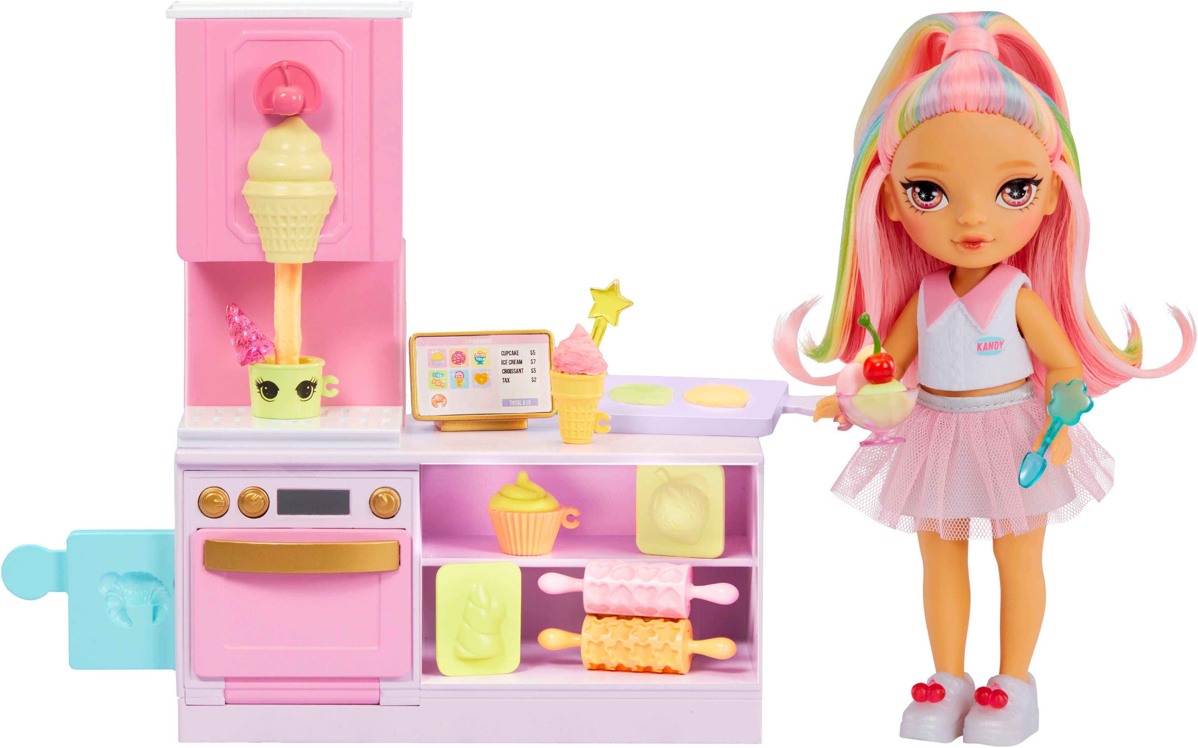 Rainbow High Minipuppe Rainbow High Little Dessert Shop with Kandy Playset günstig online kaufen