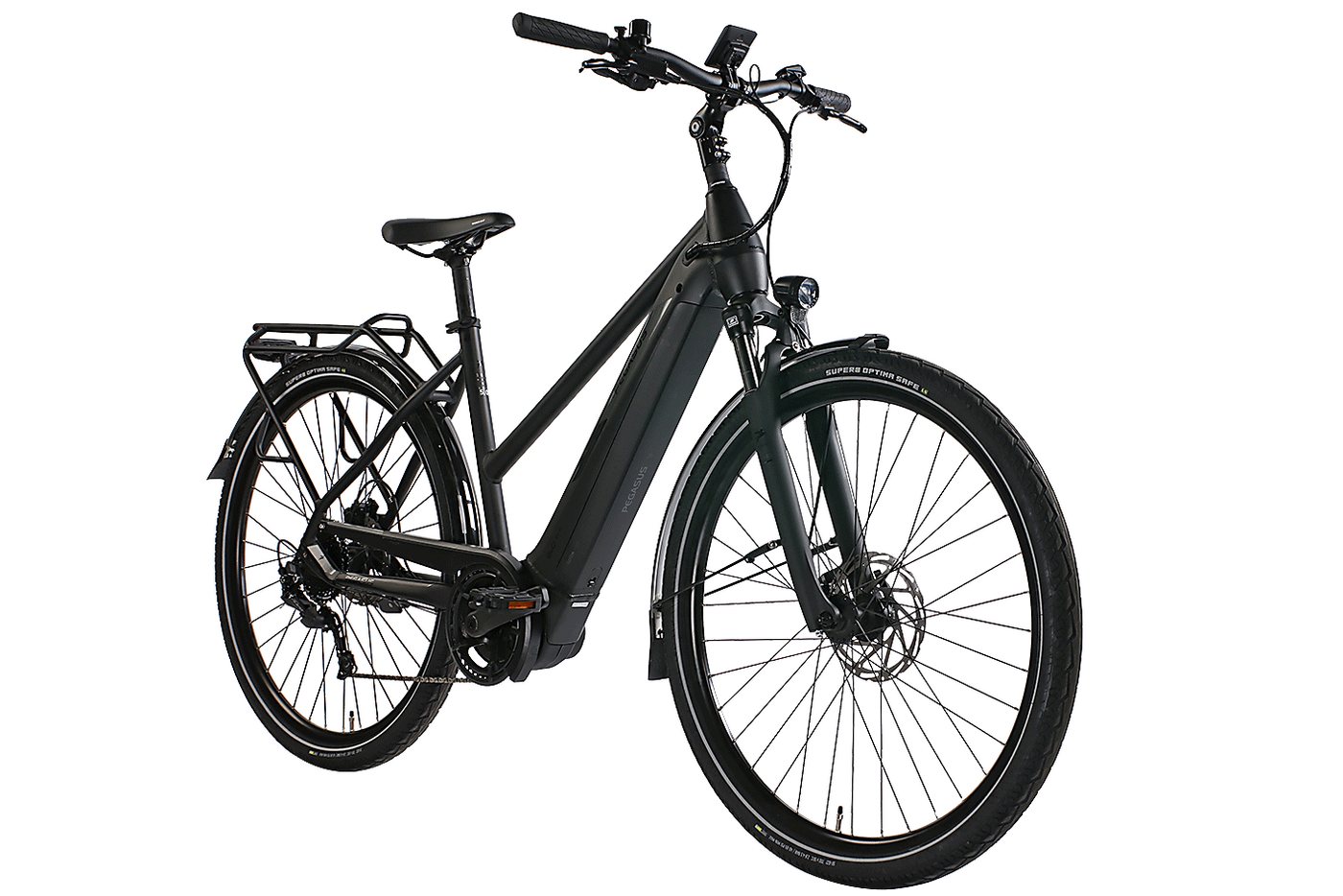 Thumbnail - Pegasus E-Bike Pegasus Solero Evo 9 500 Wh Damen Trapez schwarz 2024, 9 Gang SHIMANO Acera RD-M3100 shadow, Kettenschalt...