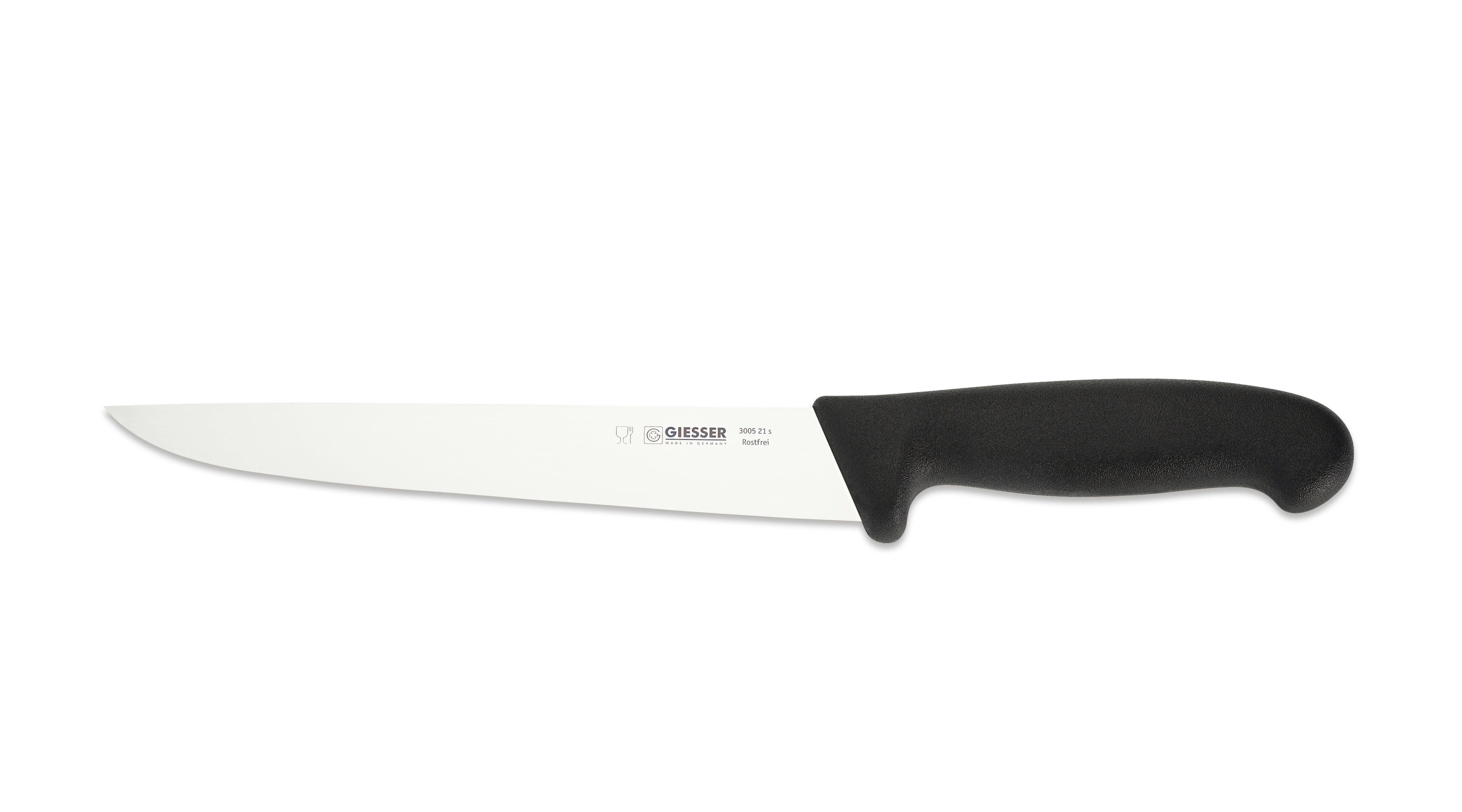 GIESSER Ausbeinmesser Stechmesser 3005 13-30, starke, gerade Klinge, Ideal für Fleischer, Fleischermesser