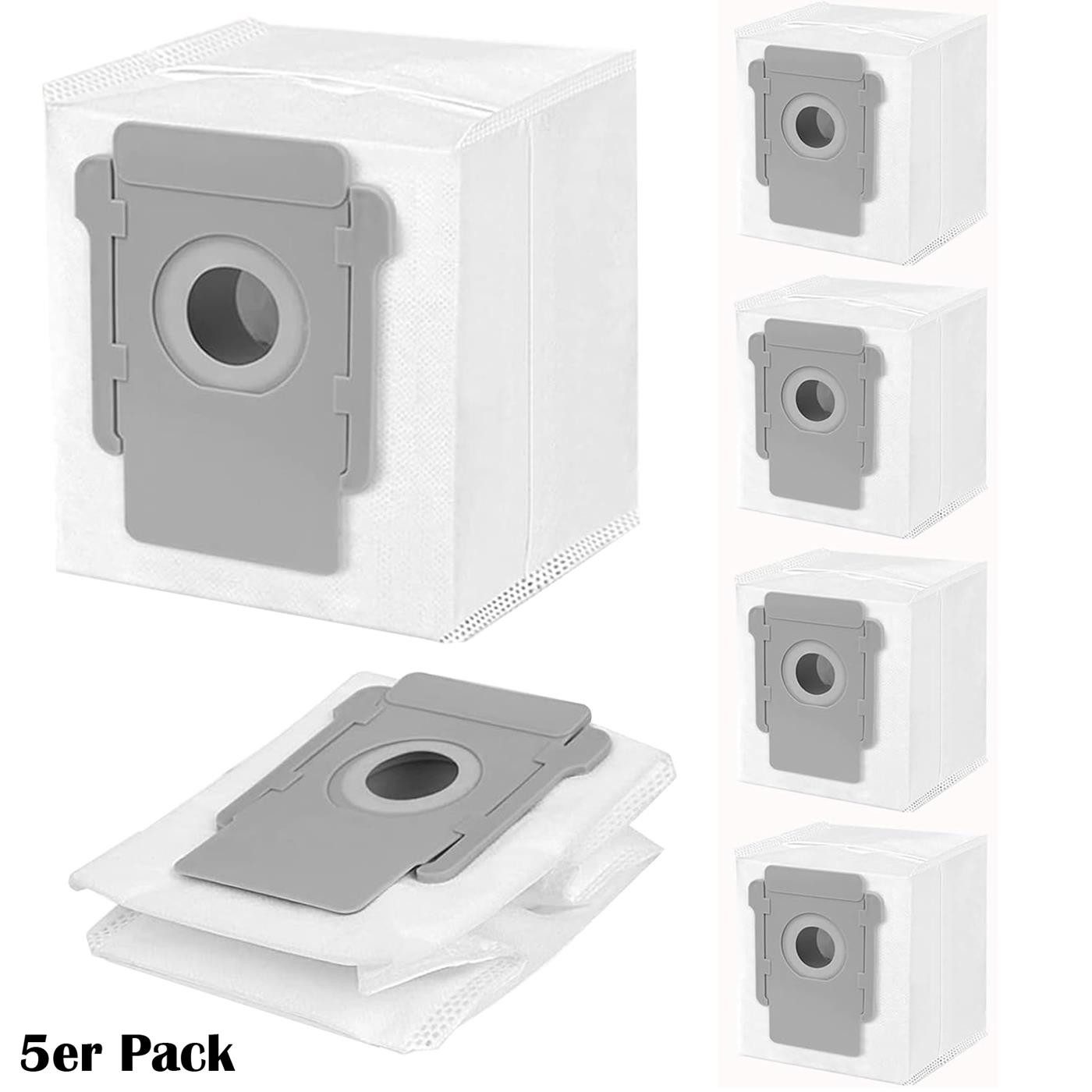 VERCO Staubsaugerbeutel Staubbeutel für iRobot i7 / i7 Plus, passend für Für iRobot, 5 St., Ersatz Staub Beutel für die Absaug Basis Station