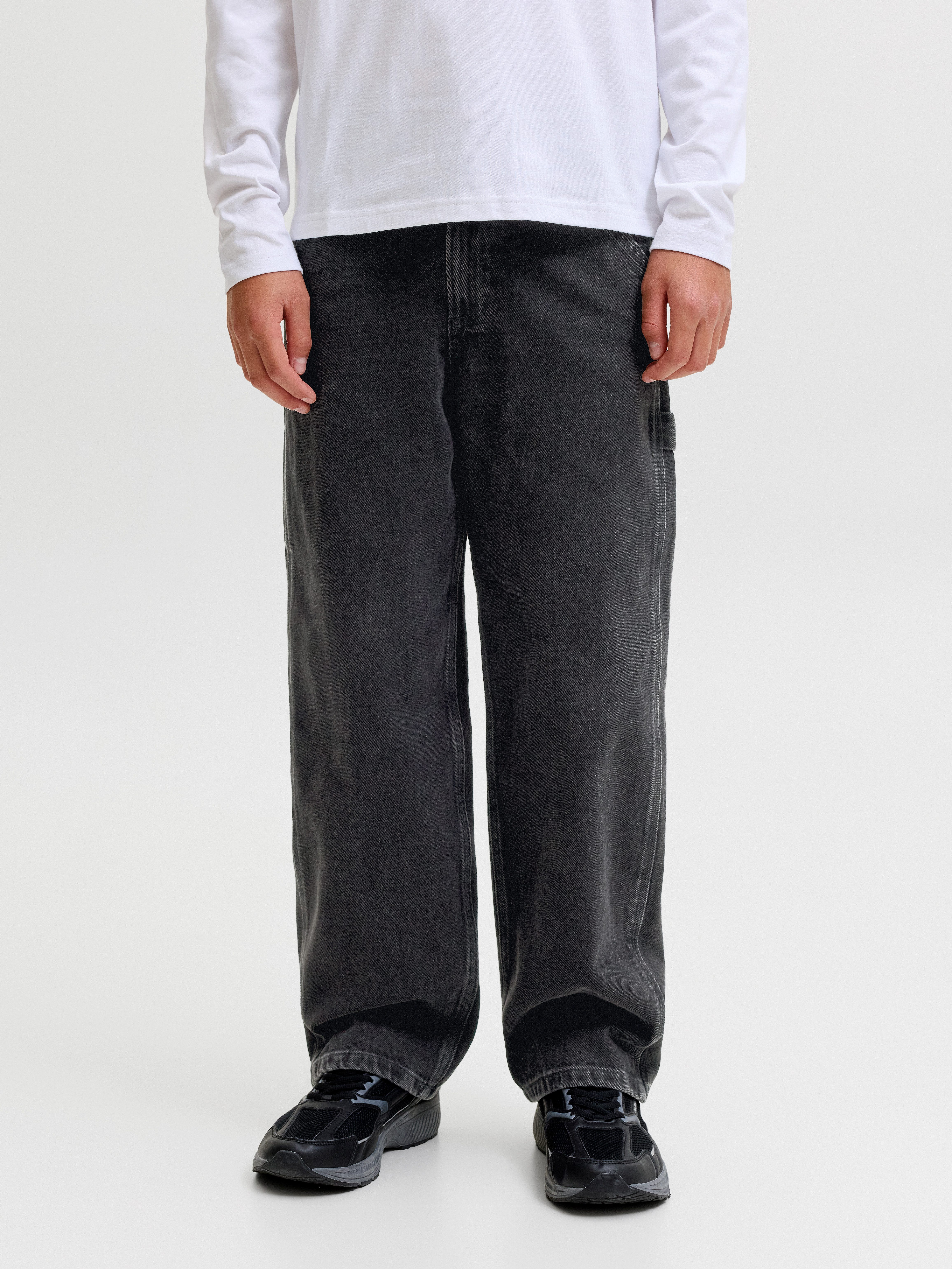 Jack & Jones Junior Relax-fit-Jeans JJIALEX JJCARPENTER AT 562 JNR Baumwolle, relaxed fit