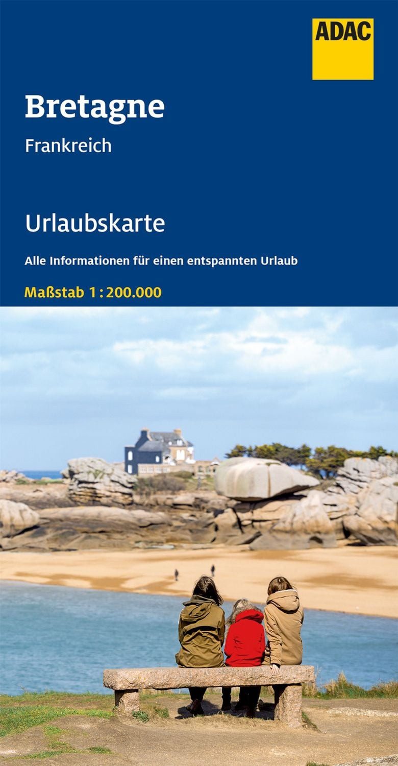 ADAC Urlaubskarte F Bretagne 1:200 000 Straßenkarte und Autokarte / diverse, Straßenkarte und Autokarte