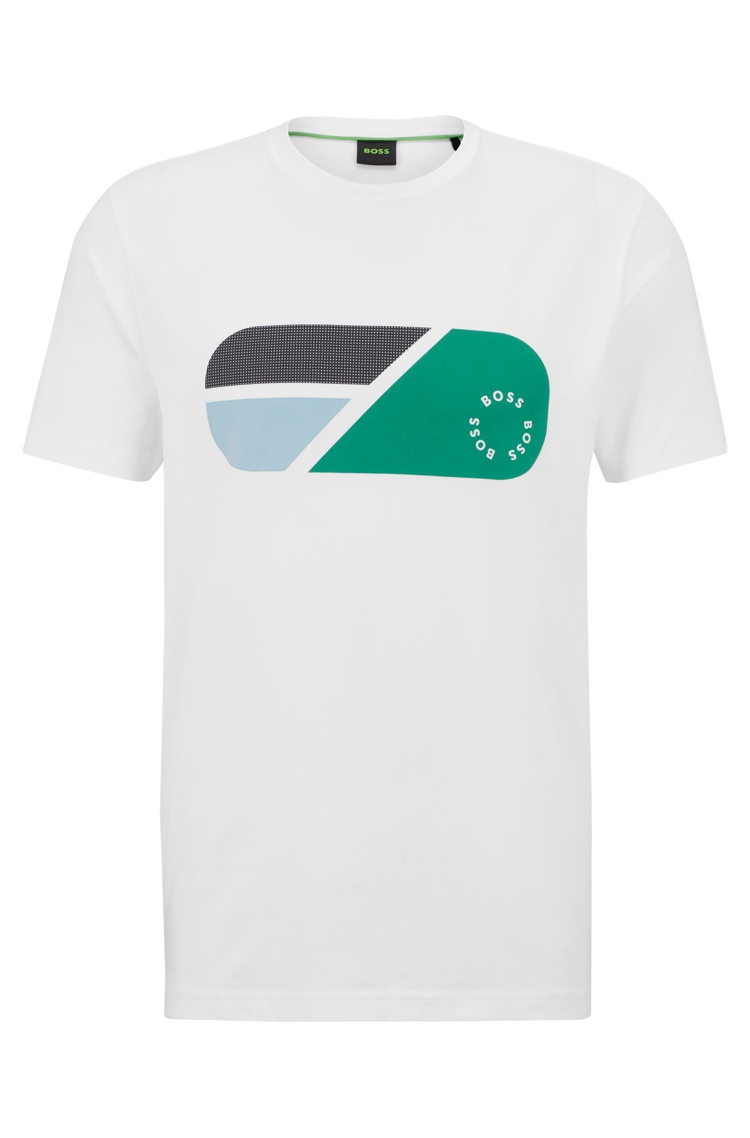 Boss - Man - Green - T-shirt main image 1